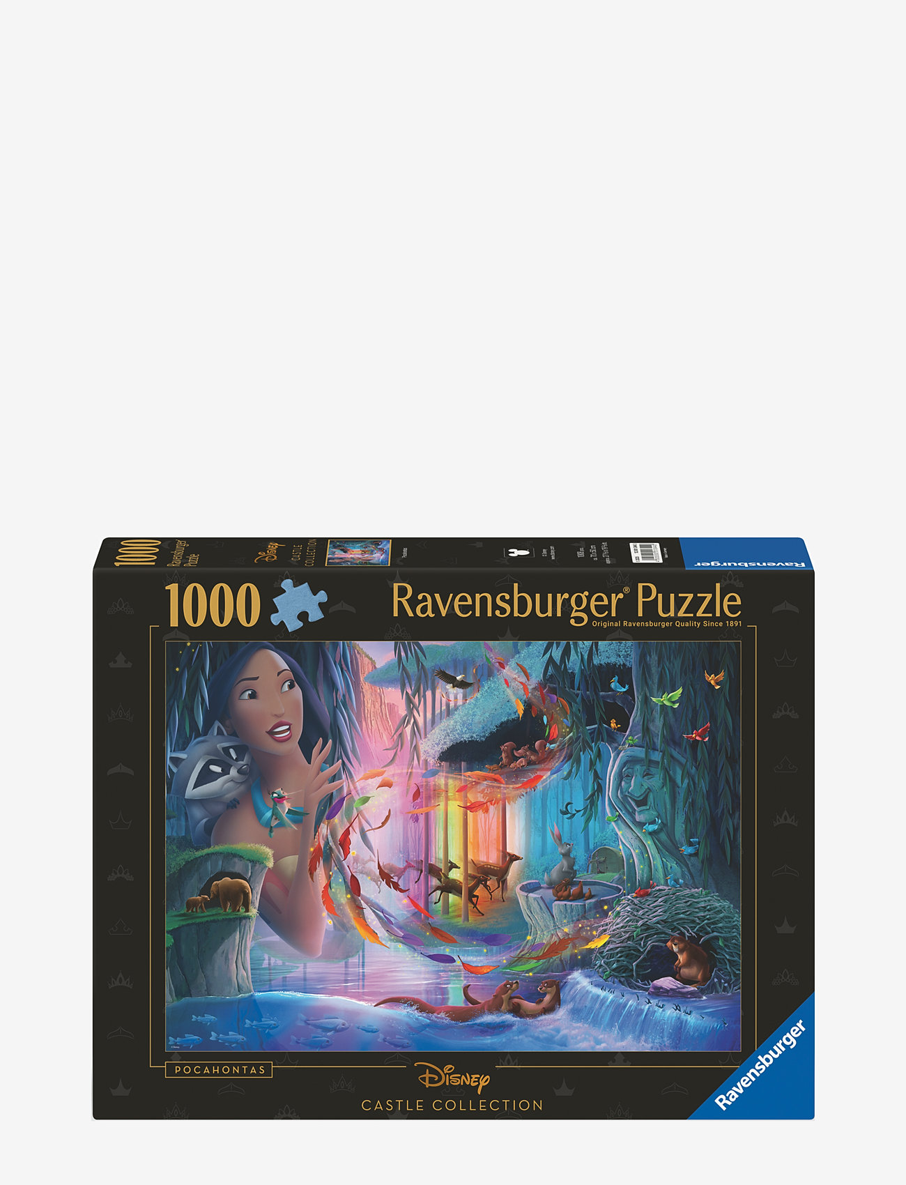 Ravensburger - Disney Castle Pocahontas 1000p - klassiska pussel - multi coloured - 1