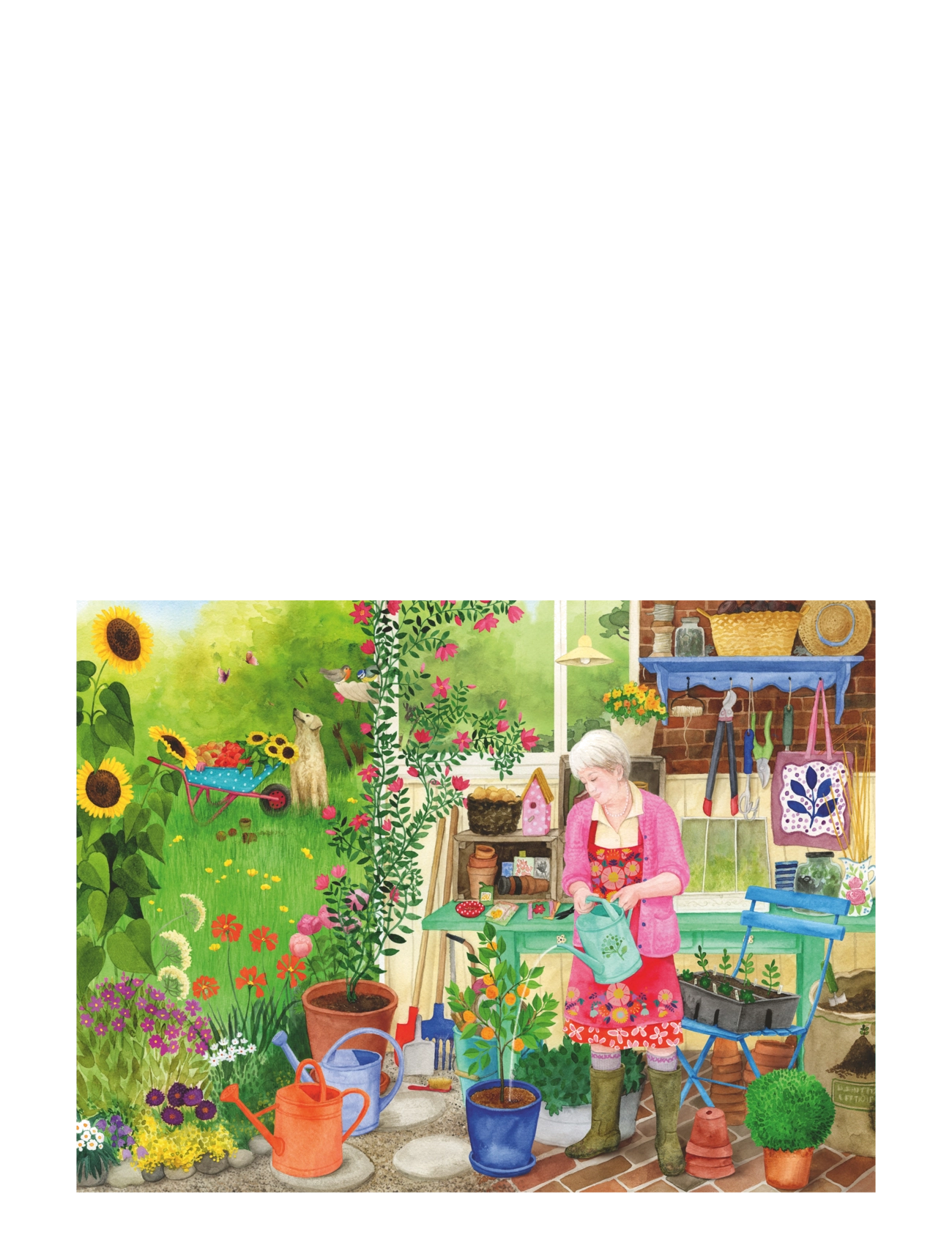 Ravensburger - Gardening 100p Ad - klassísk púsl - multi coloured - 2