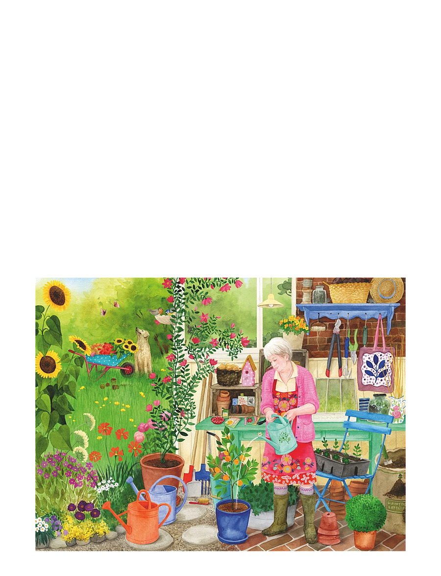 Ravensburger - Gardening 100p Ad - klassísk púsl - multi coloured - 2