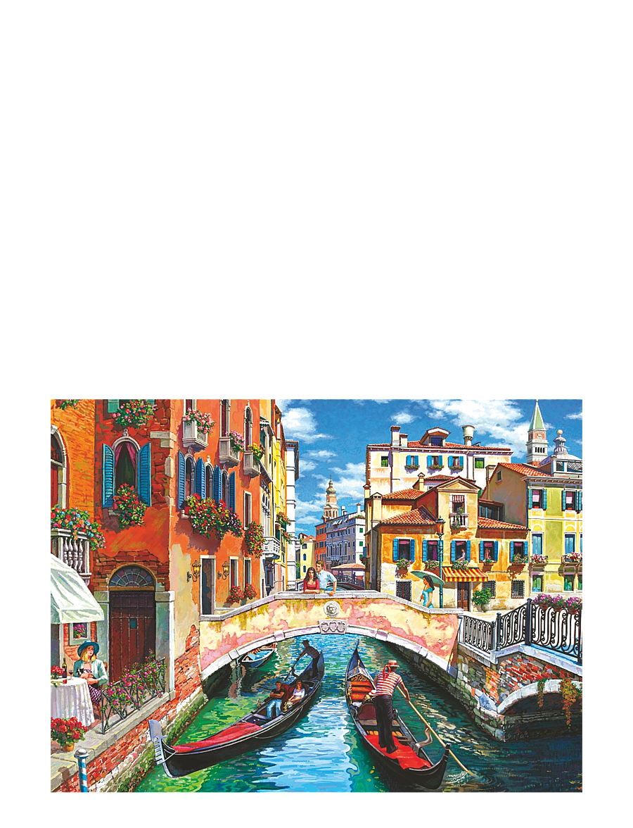 Ravensburger - Venice 100p Ad - klassiske puslespil - multi coloured - 2