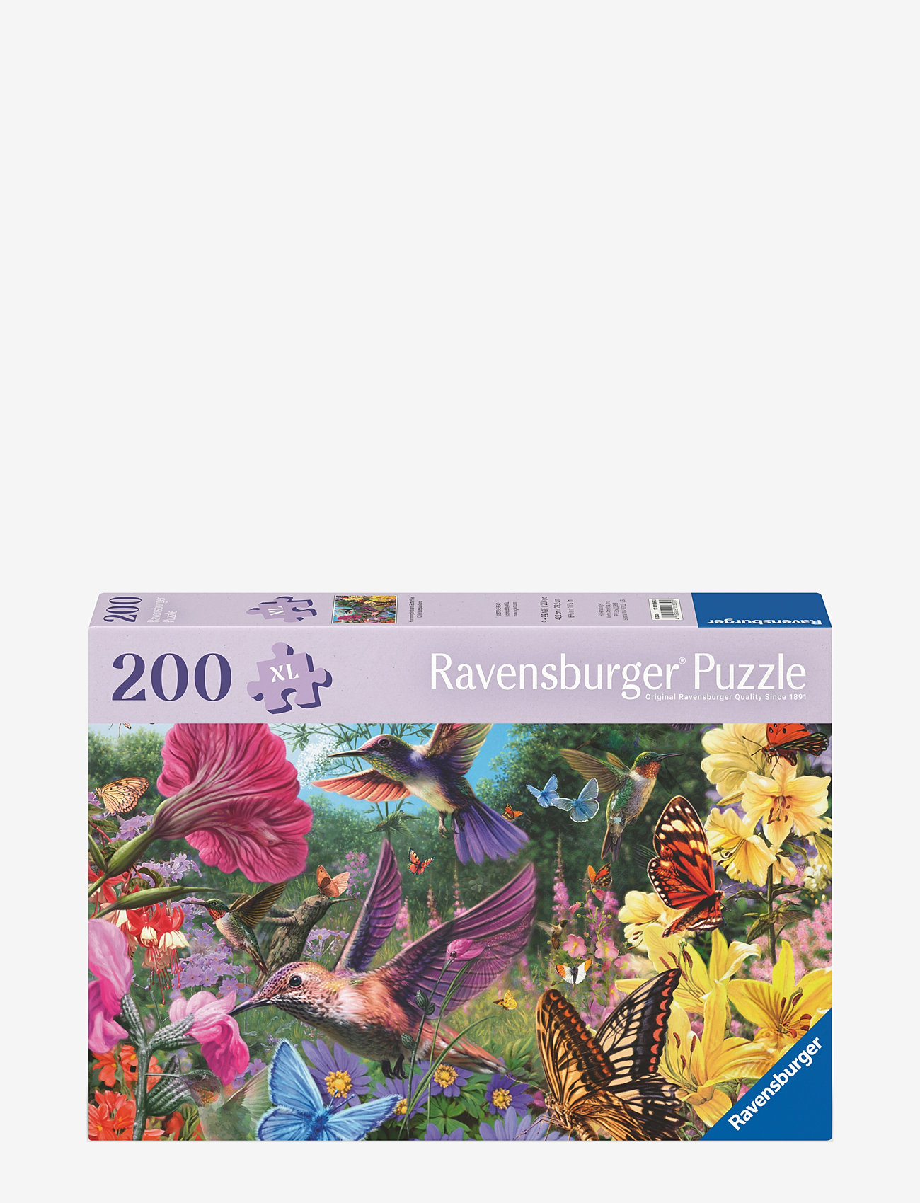 Ravensburger - Hummingbirds & Butterflies 200p Ad - klassísk púsl - multi coloured - 1