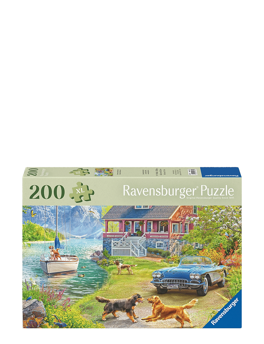 Ravensburger - Summer Lake House 200p Ad - klassísk púsl - multi coloured - 0