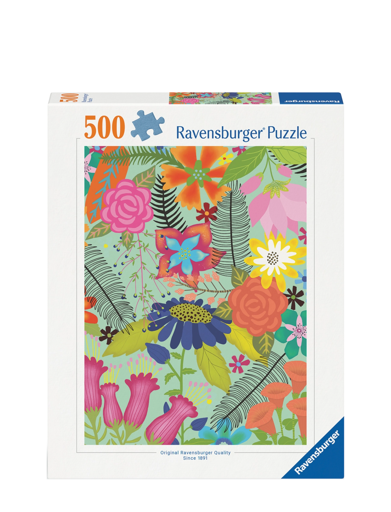 Flower Jungle 500p - MULTI COLOURED
