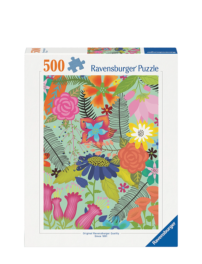 Ravensburger - Flower Jungle 500p - klassísk púsl - multi coloured - 1