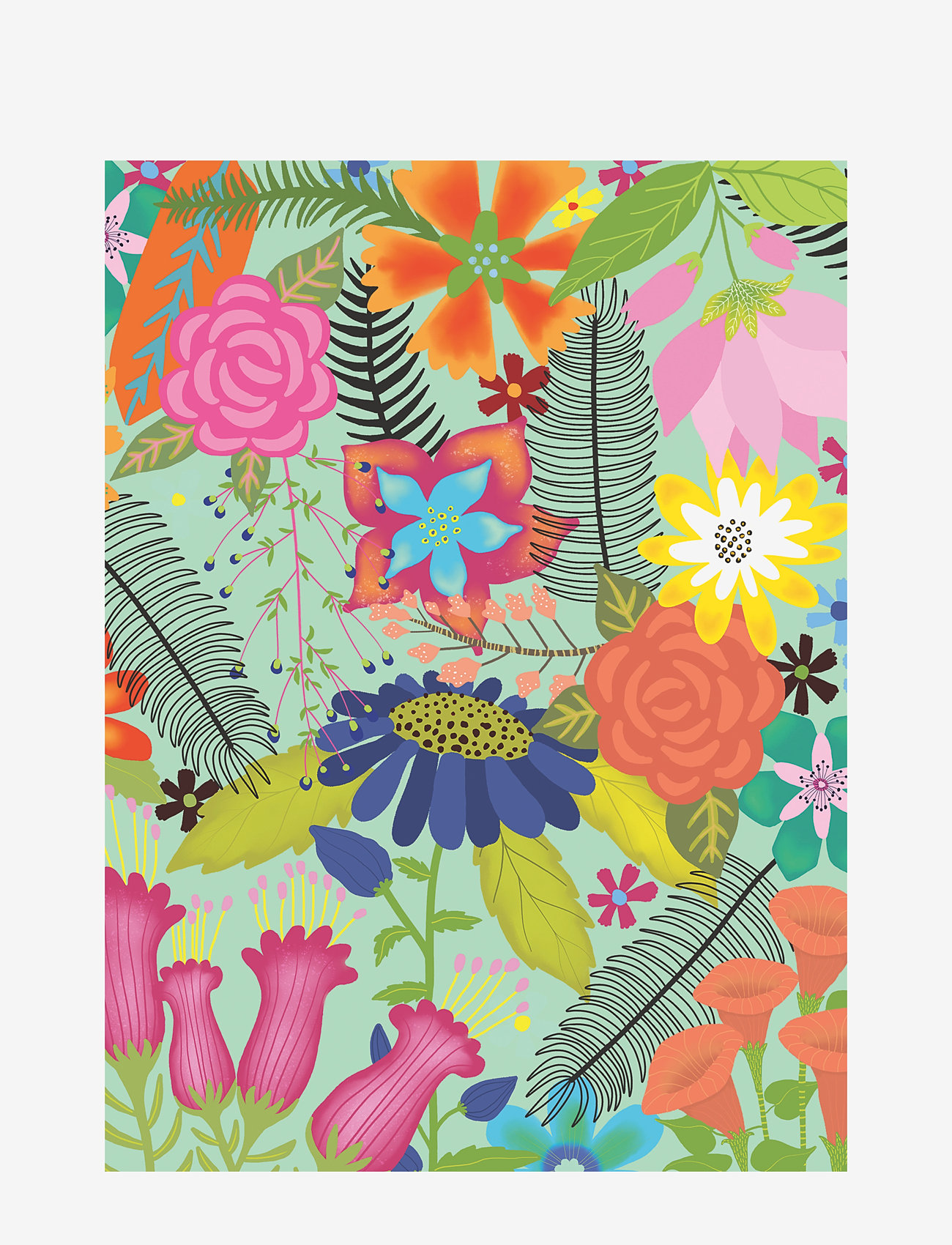 Ravensburger - Flower Jungle 500p - klassiske puslespil - multi coloured - 2