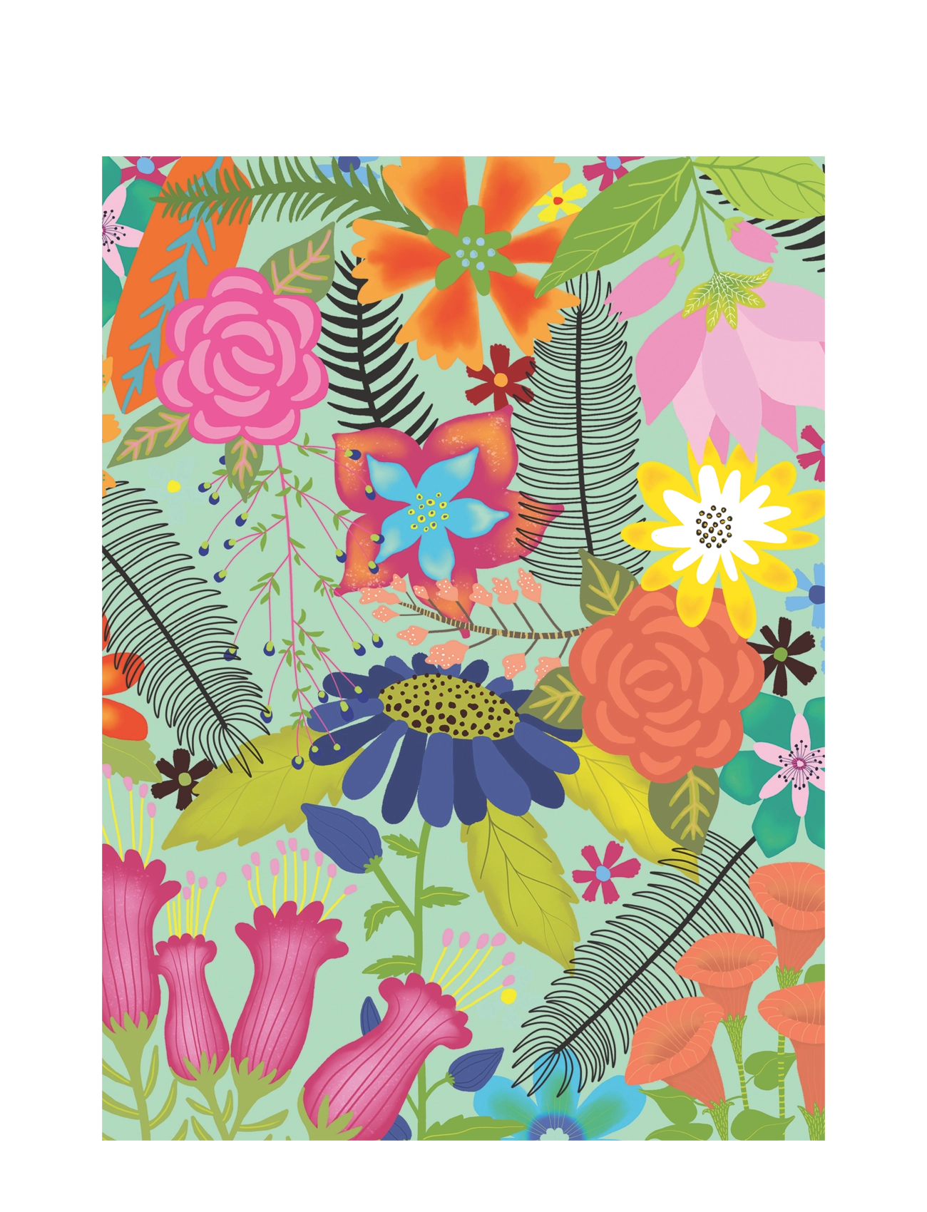 Ravensburger - Flower Jungle 500p - klassísk púsl - multi coloured - 2