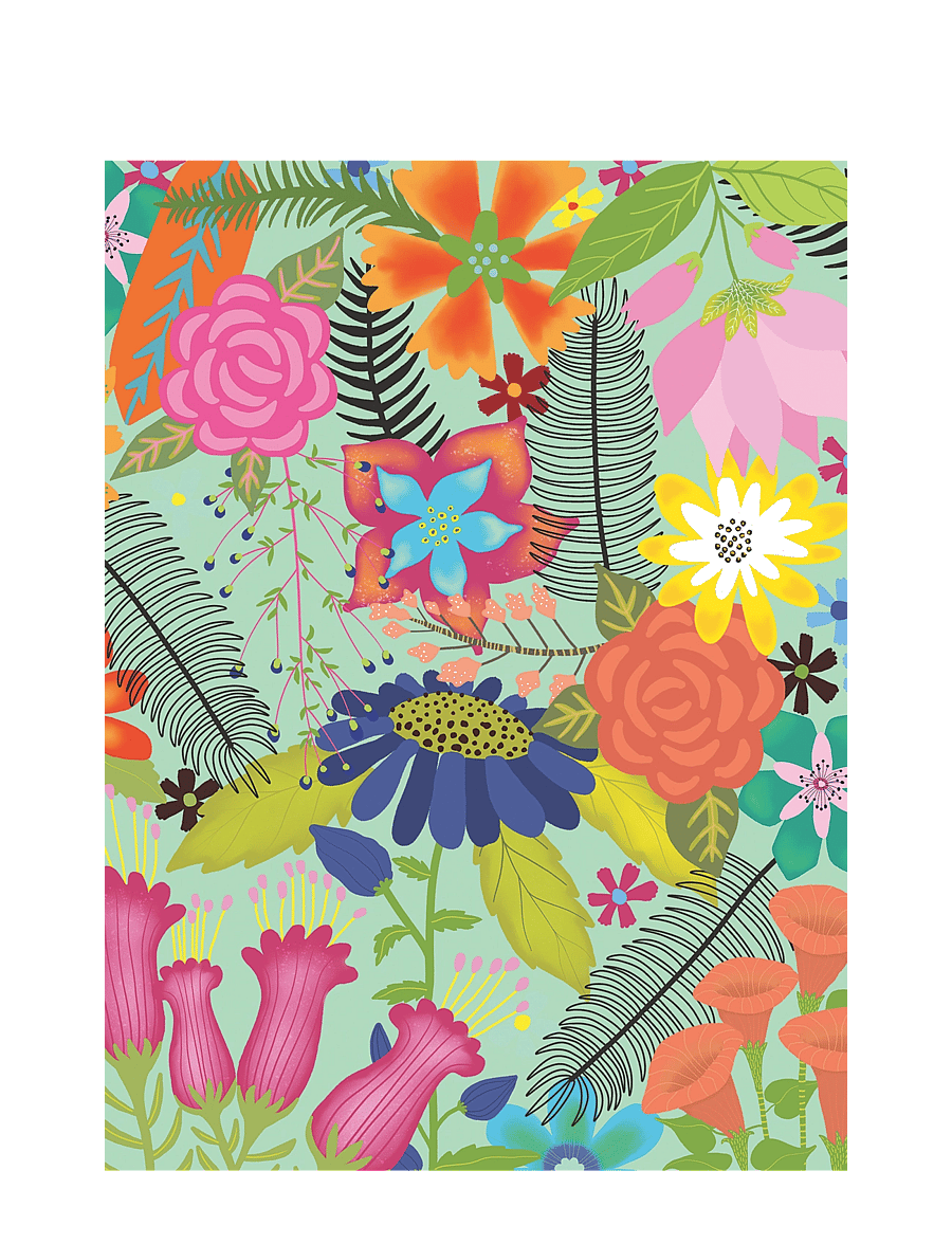 Ravensburger - Flower Jungle 500p - klassísk púsl - multi coloured - 2