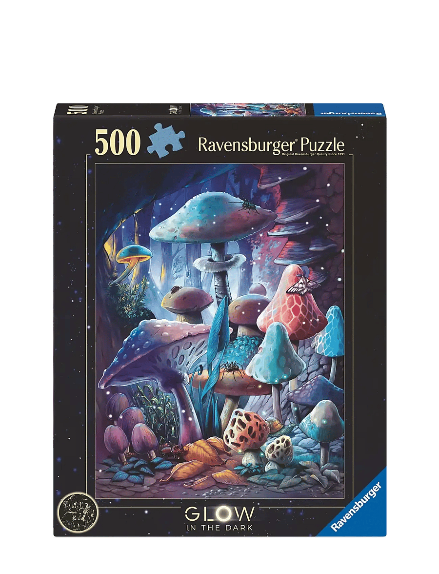 Ravensburger - Moonlight Mushrooms 500p glow - trépúsl - multi coloured - 0