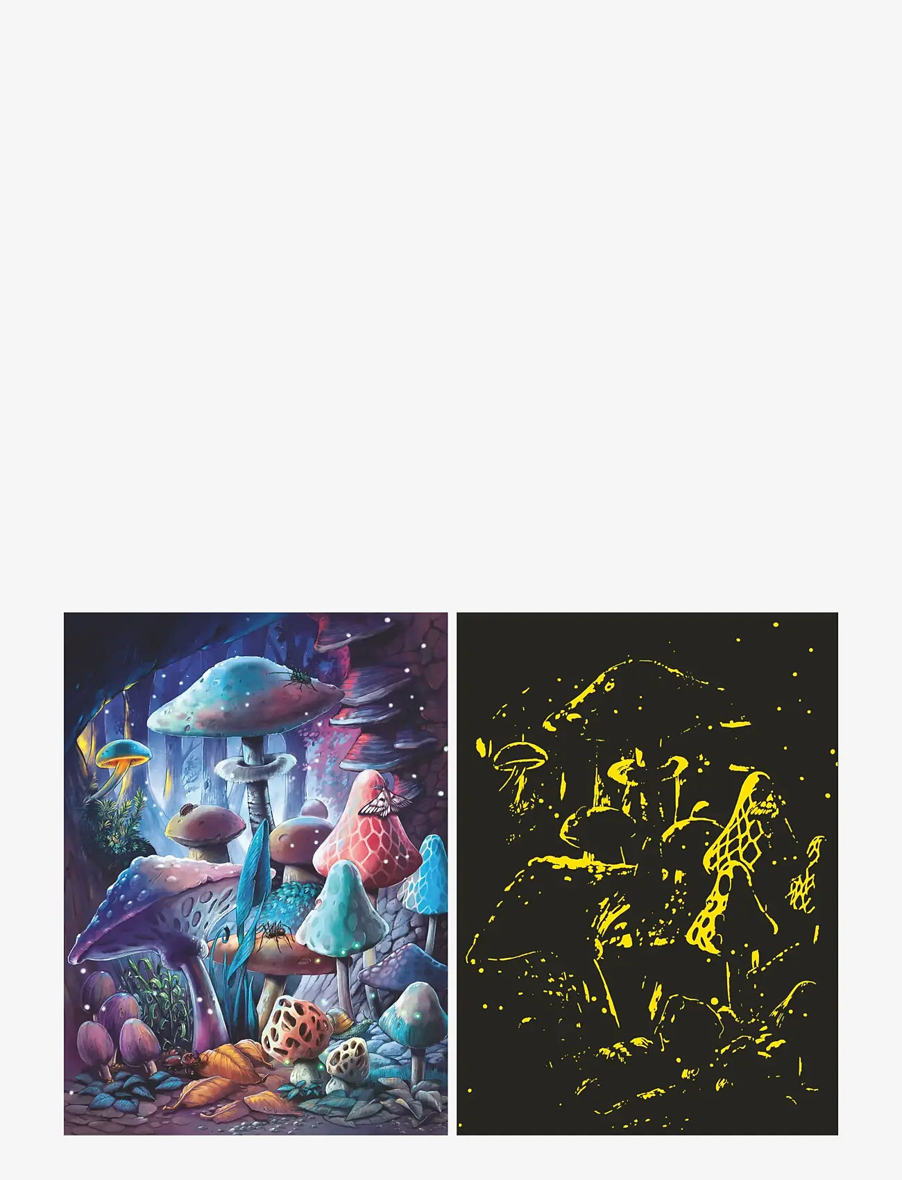 Ravensburger - Moonlight Mushrooms 500p glow - träpussel - multi coloured - 1