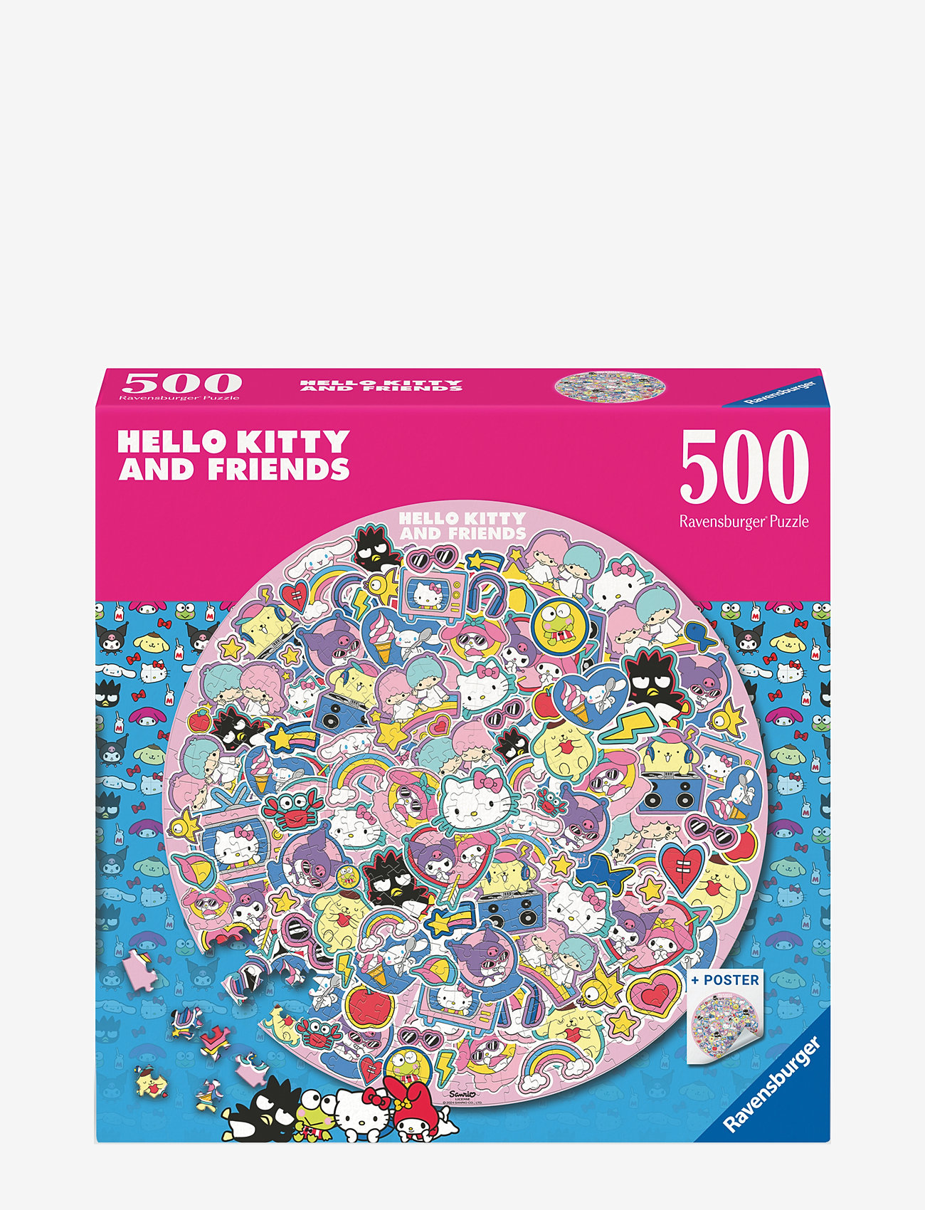 Ravensburger - Hello Kitty Circular 500p - klassiska pussel - multi coloured - 0