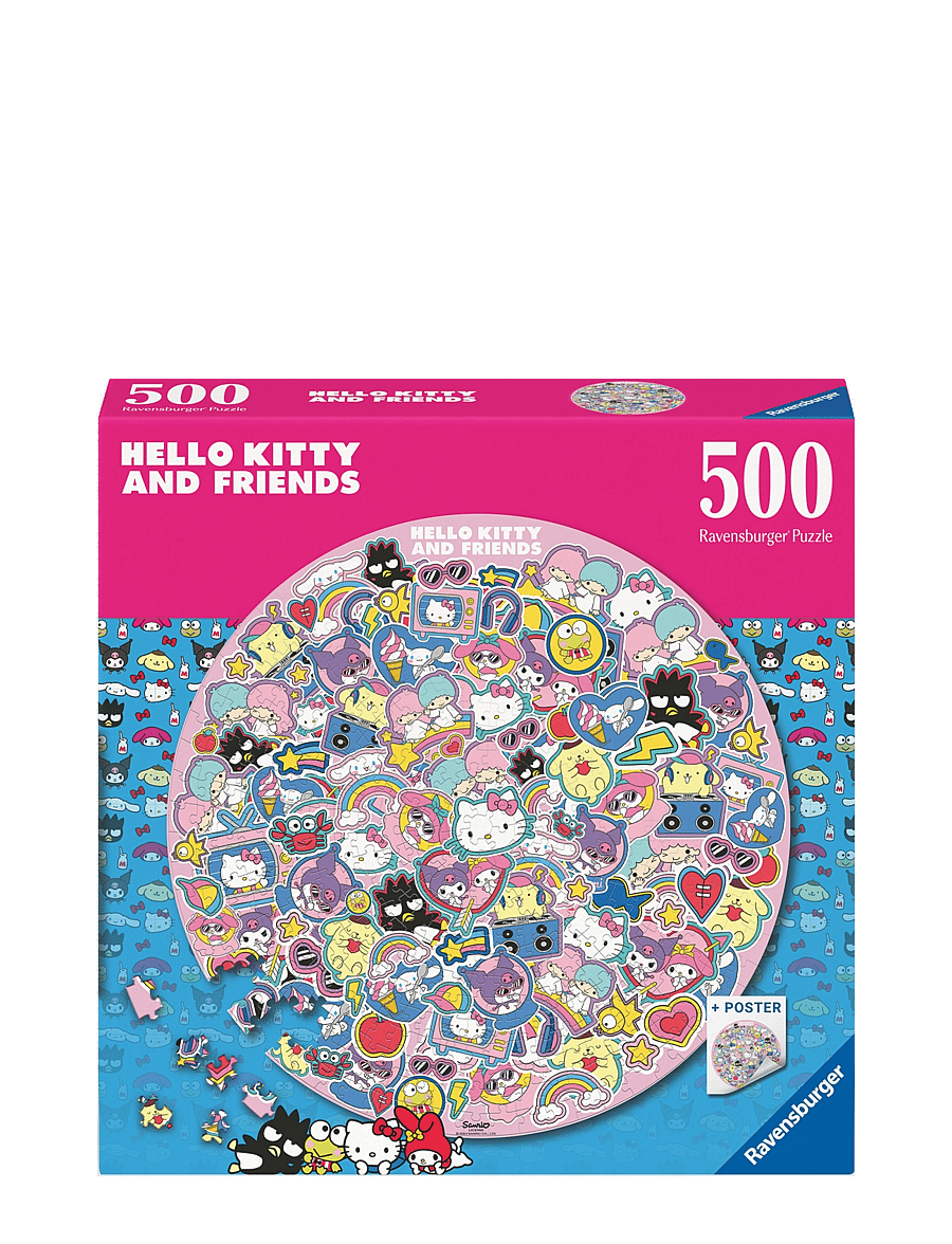Ravensburger - Hello Kitty Circular 500p - klassísk púsl - multi coloured - 1