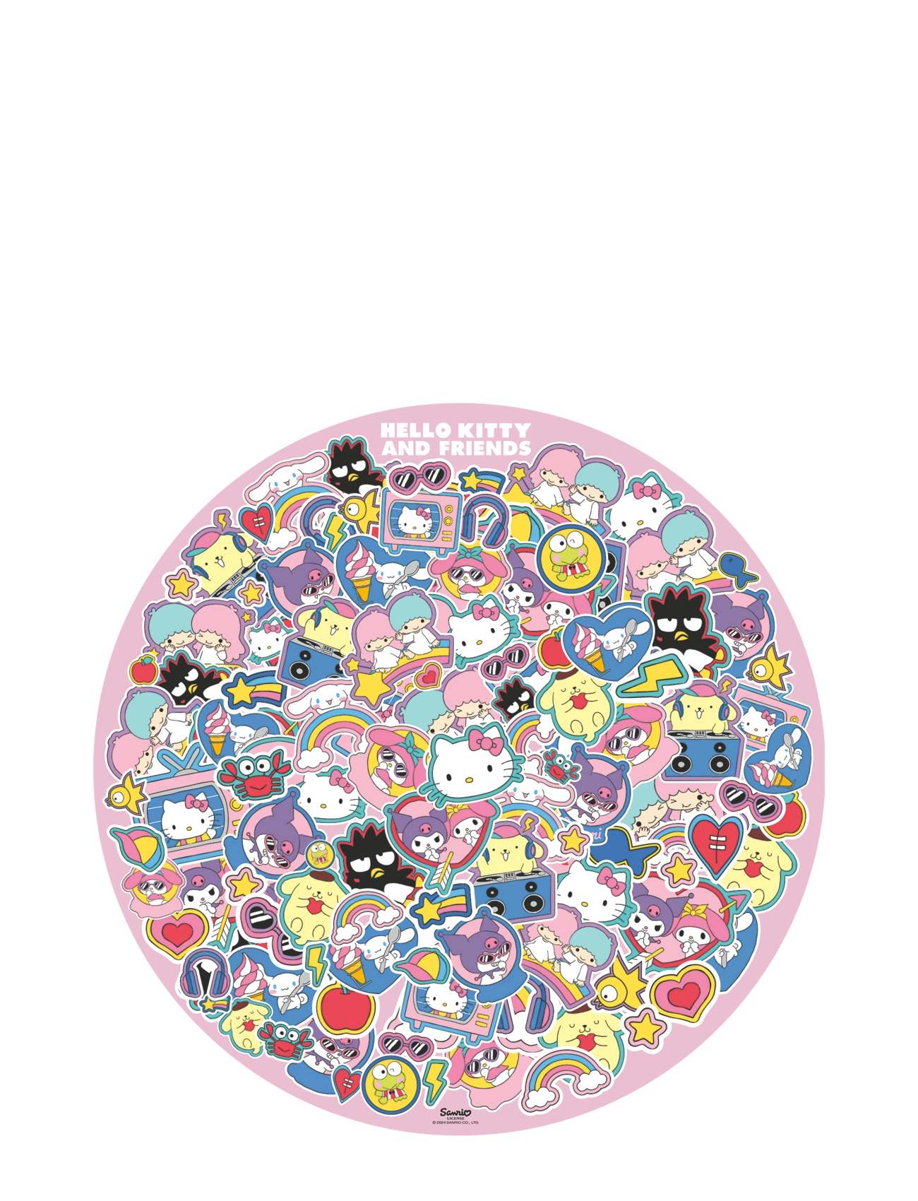 Ravensburger - Hello Kitty Circular 500p - klassiset palapelit - multi coloured - 2