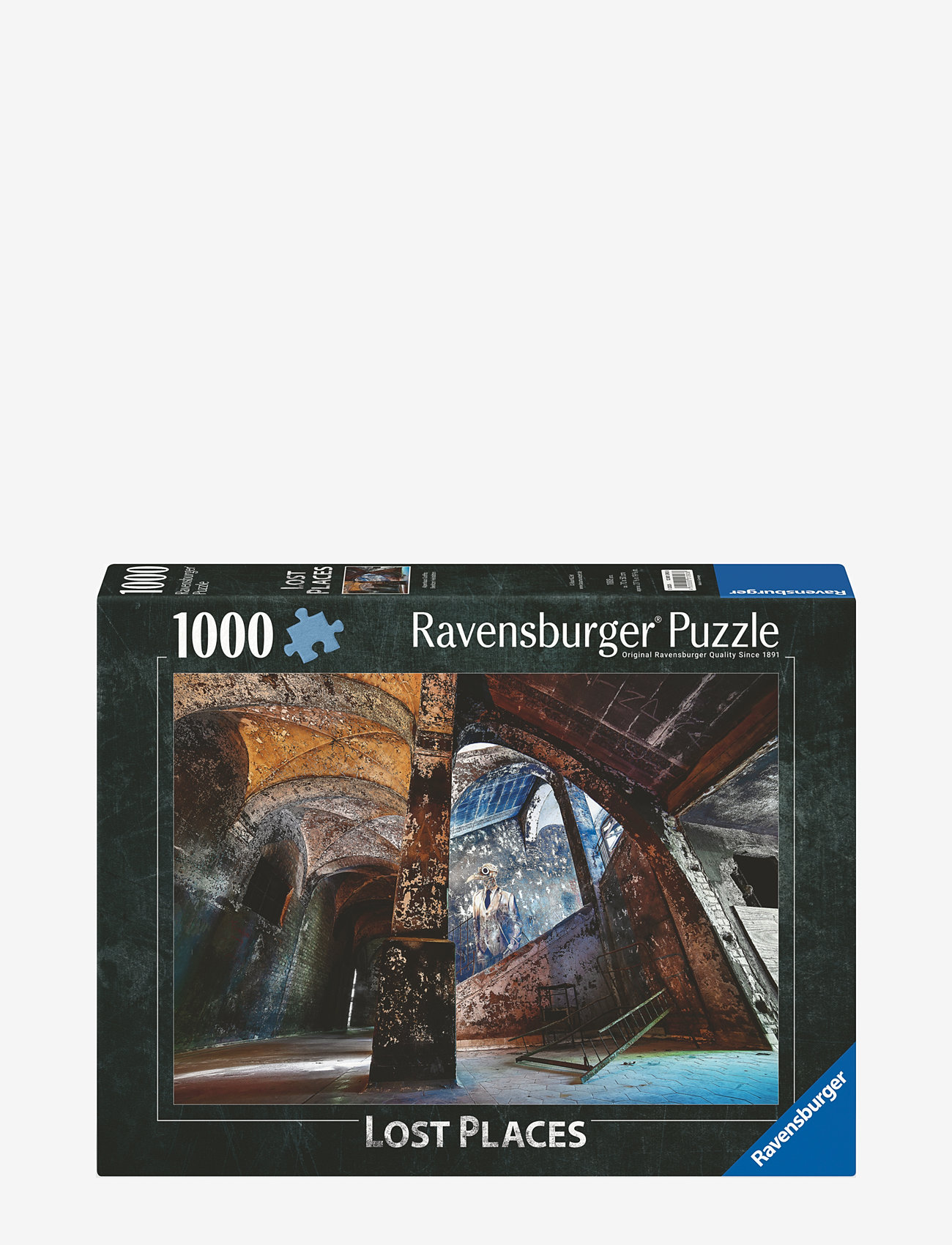 Ravensburger - Lost Places, Alpenhaus Graffito Beelitzer 1000p - klassísk púsl - multi coloured - 1