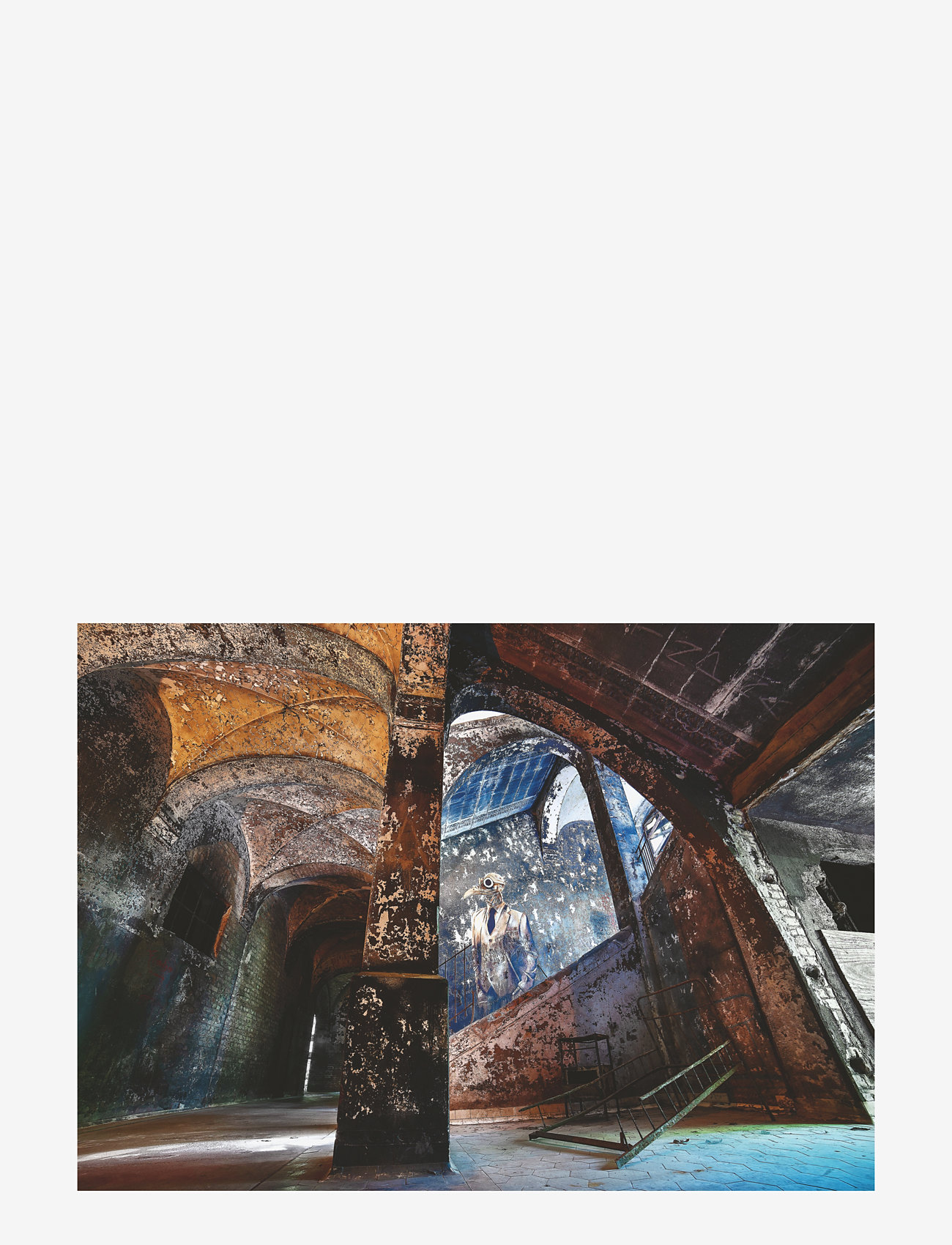 Ravensburger - Lost Places, Alpenhaus Graffito Beelitzer 1000p - klassísk púsl - multi coloured - 2