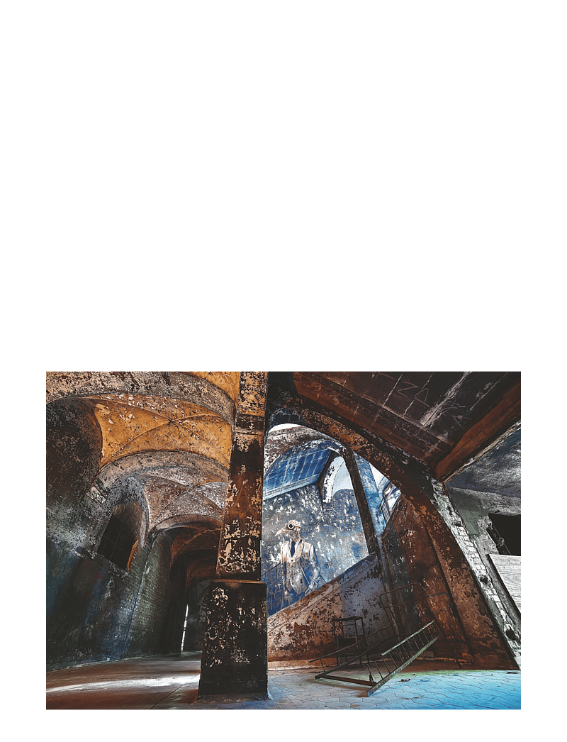 Ravensburger - Lost Places, Alpenhaus Graffito Beelitzer 1000p - klassísk púsl - multi coloured - 2