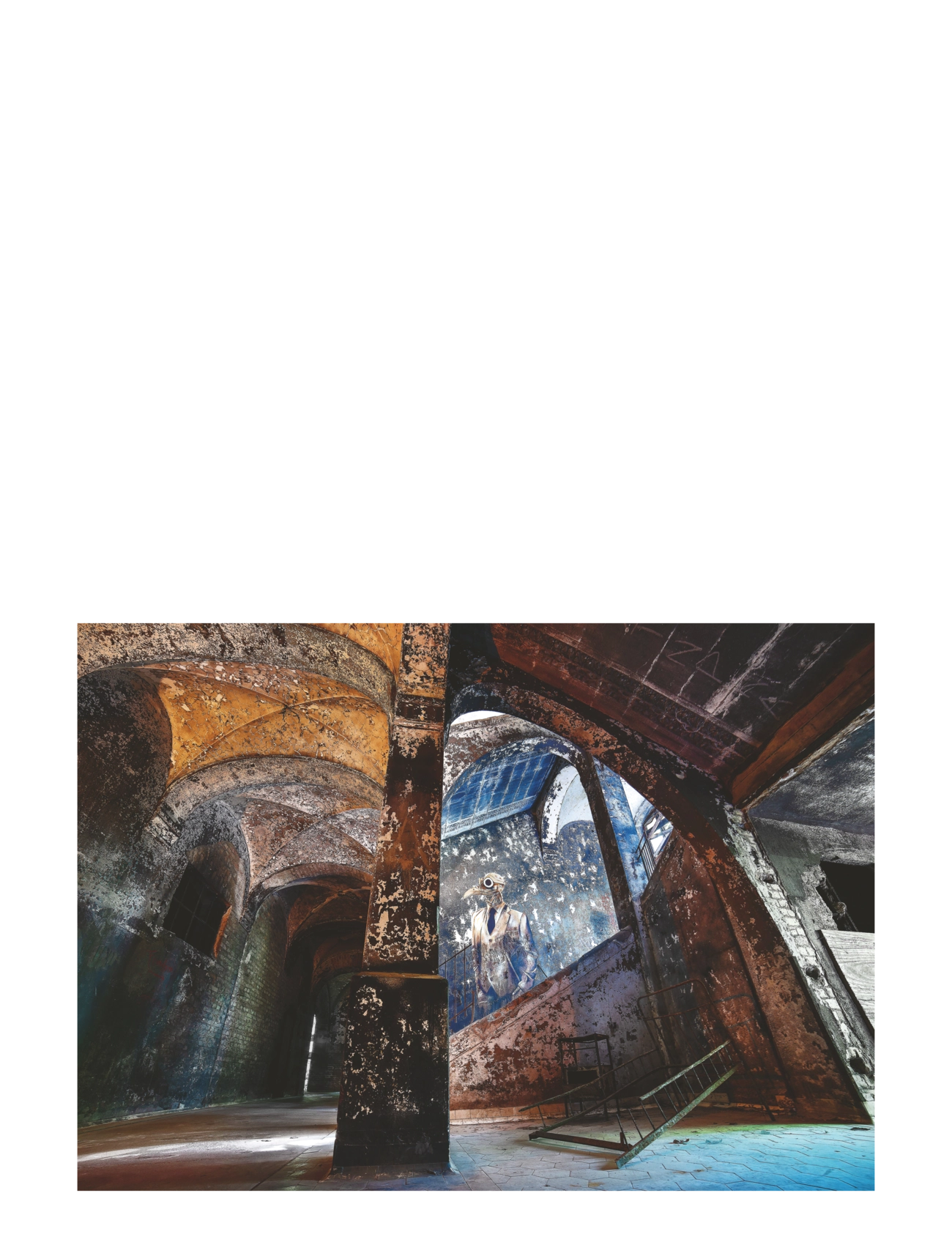 Ravensburger - Lost Places, Alpenhaus Graffito Beelitzer 1000p - klassísk púsl - multi coloured - 2