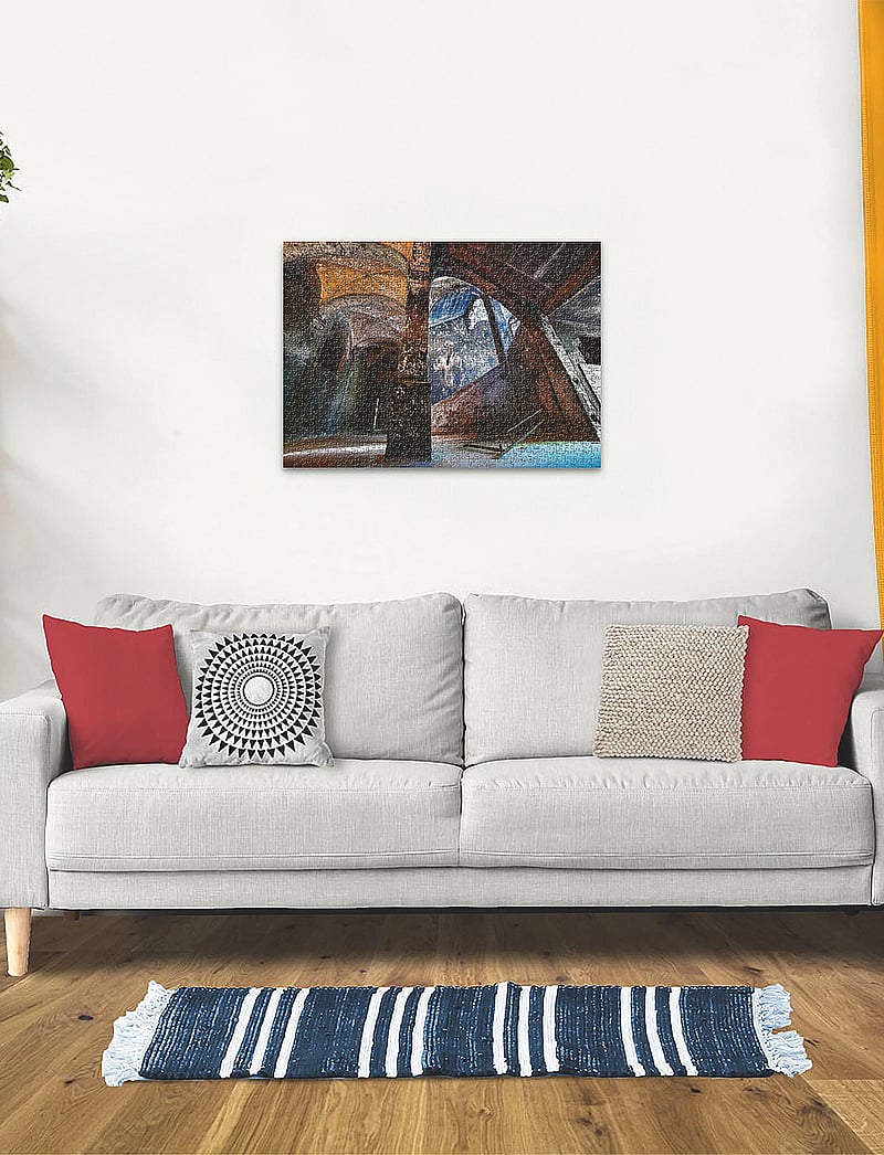 Ravensburger - Lost Places, Alpenhaus Graffito Beelitzer 1000p - klassísk púsl - multi coloured - 3