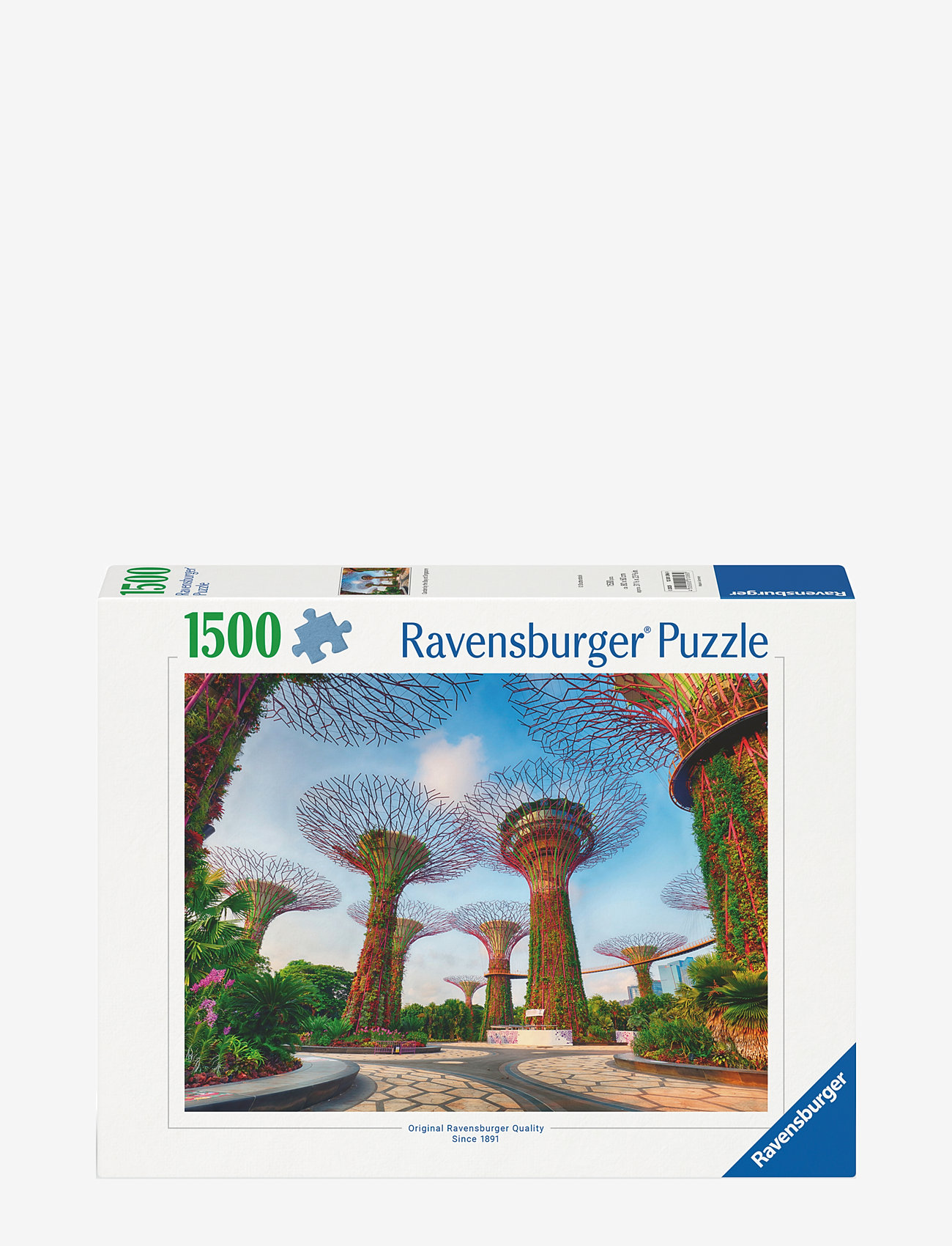 Ravensburger - Garden By The Bay At Singapore 1500p - klassiske puslespil - multi coloured - 1