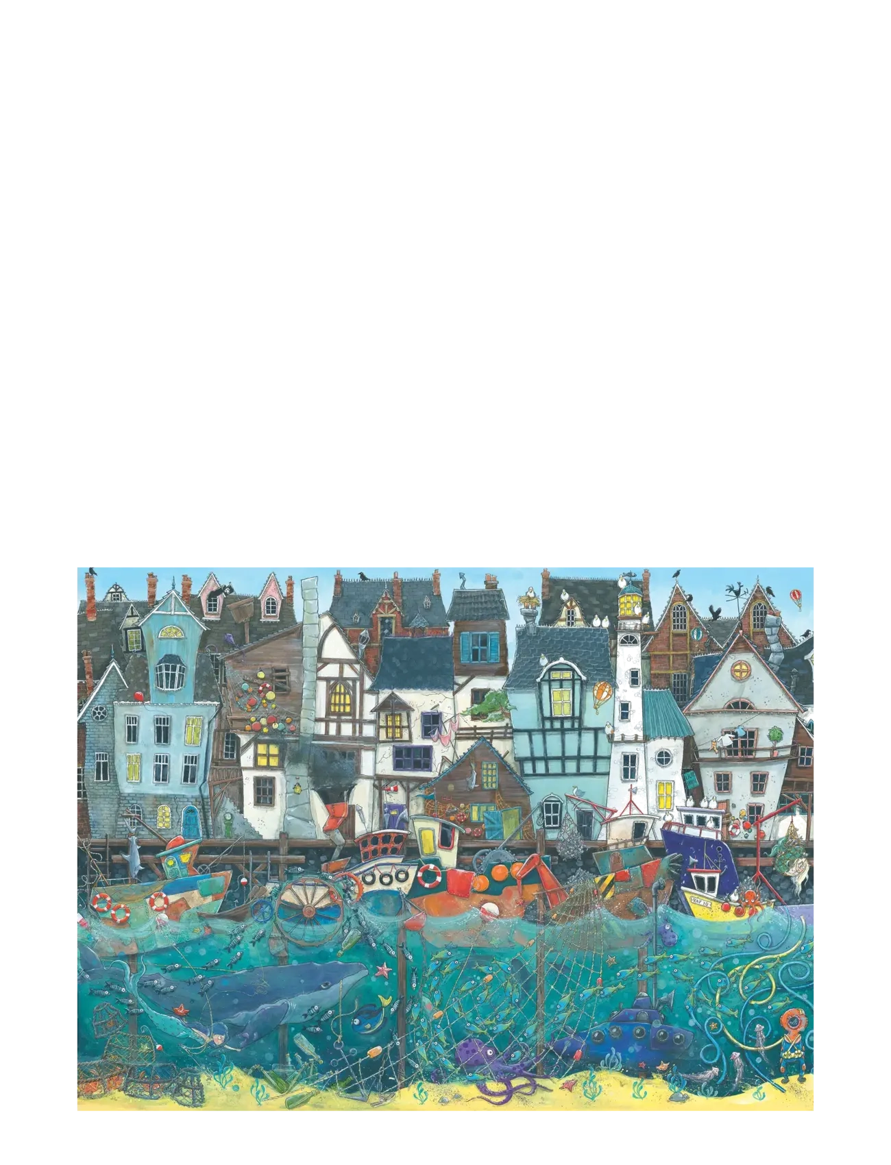 Ravensburger - Ship/Habour 1500p - puiset palapelit - multi coloured - 1
