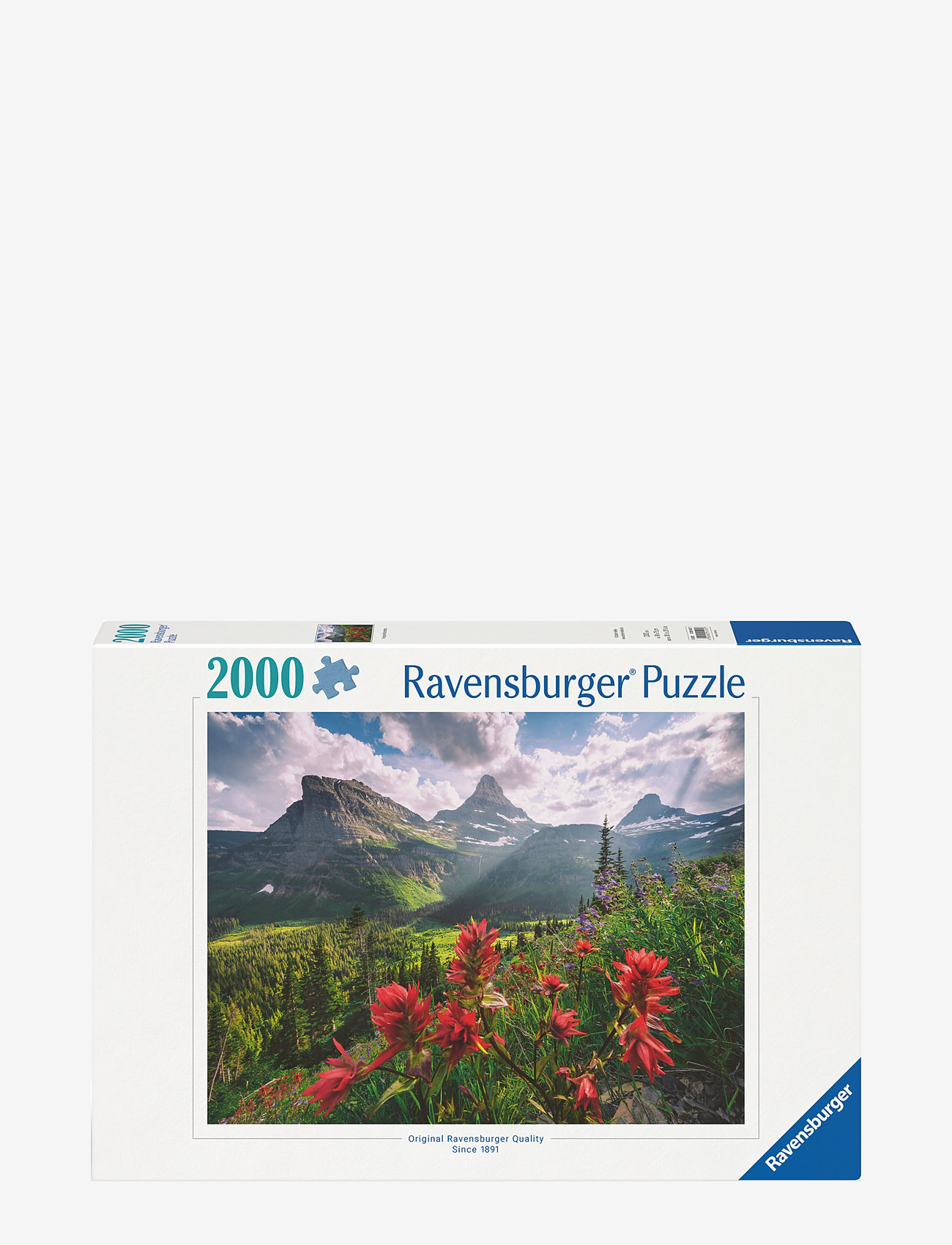 Ravensburger - Pristine Mountains 2000p - klassiske puslespil - multi coloured - 1