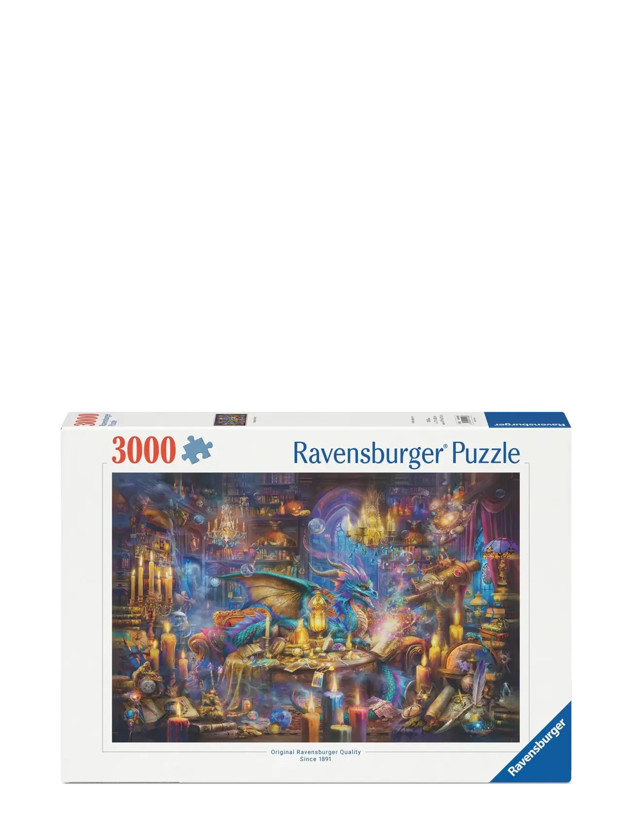 Ravensburger Dragon’s Library 3000P, One Size, Multi/patterned, Puslespil > Klassiske Puslespil, Børn