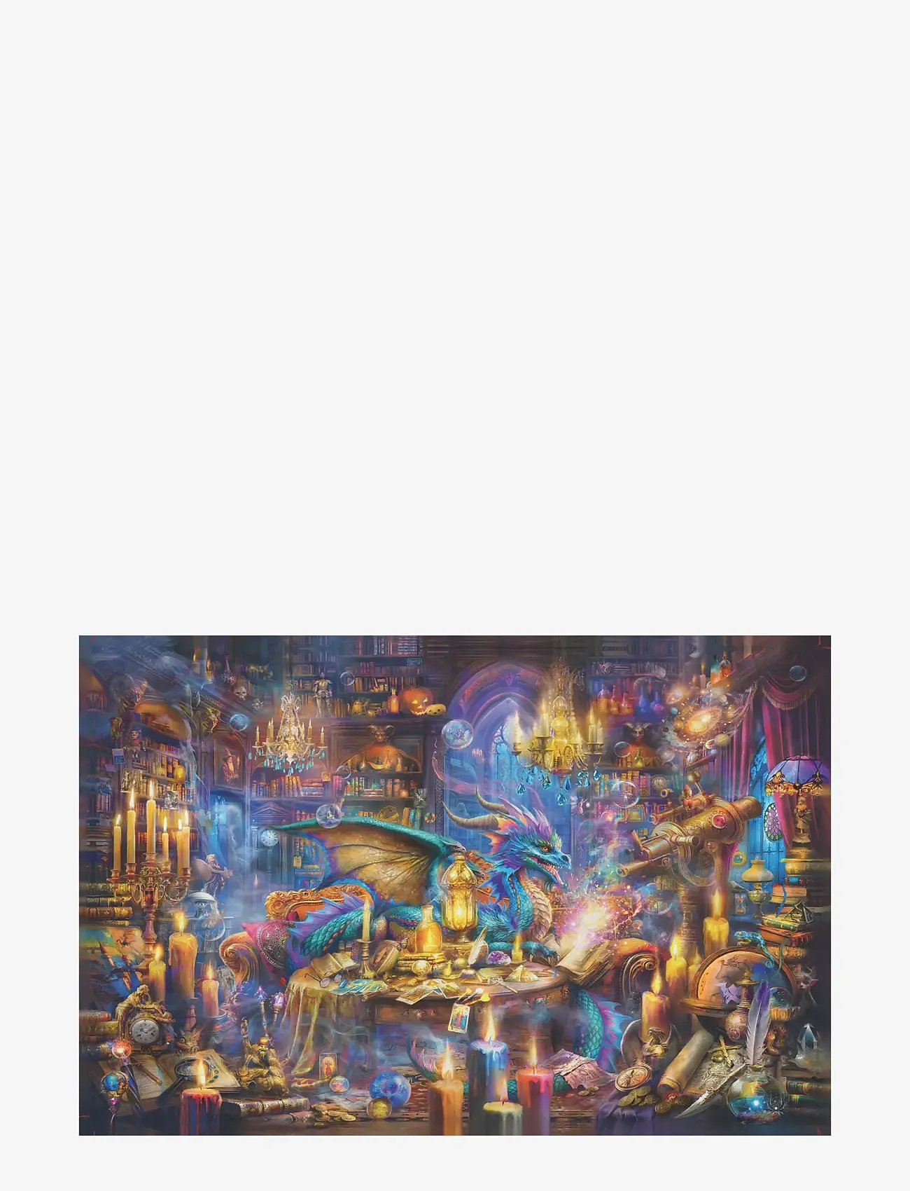 Ravensburger - Dragon’s Library 3000p - klassiska pussel - multi coloured - 1
