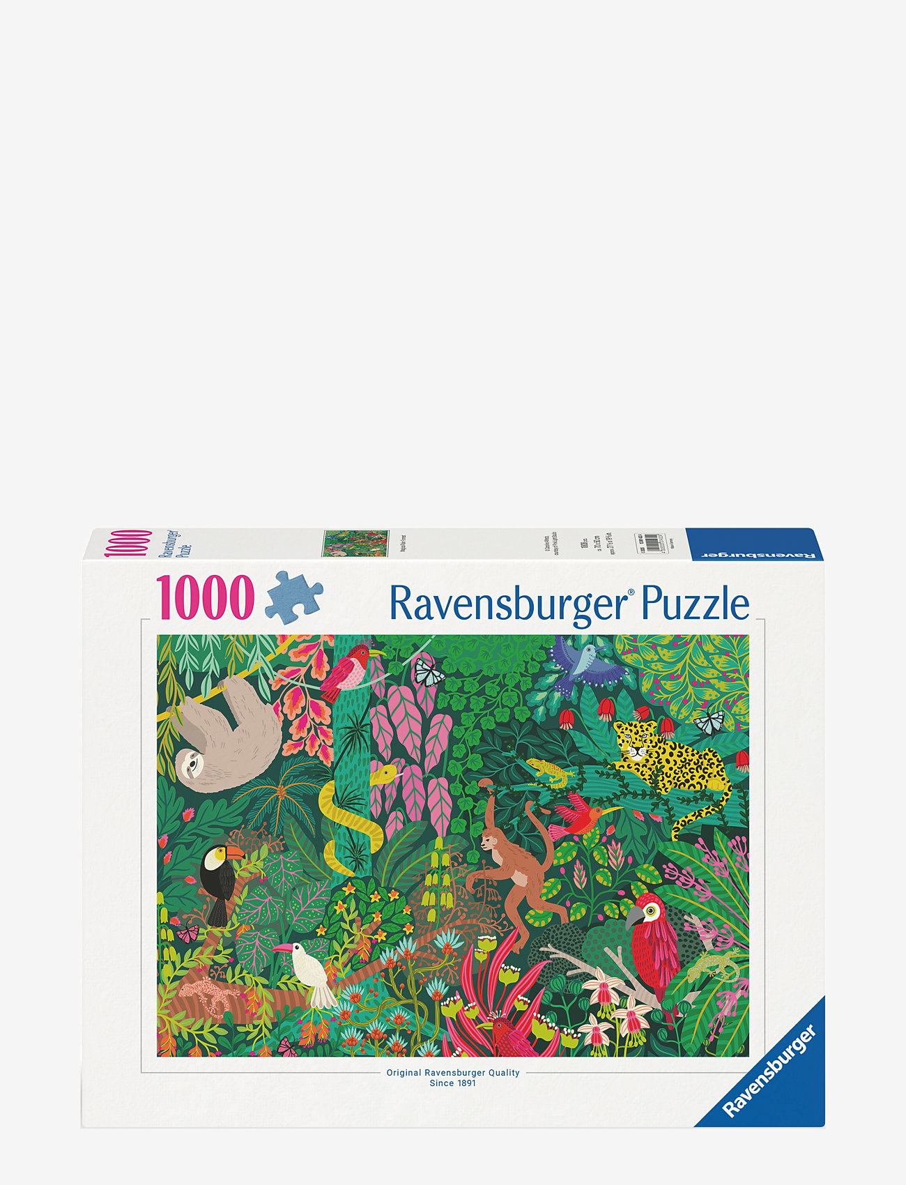 Ravensburger - Magical Rain Forest 1000p - klassiske puslespil - multi coloured - 1