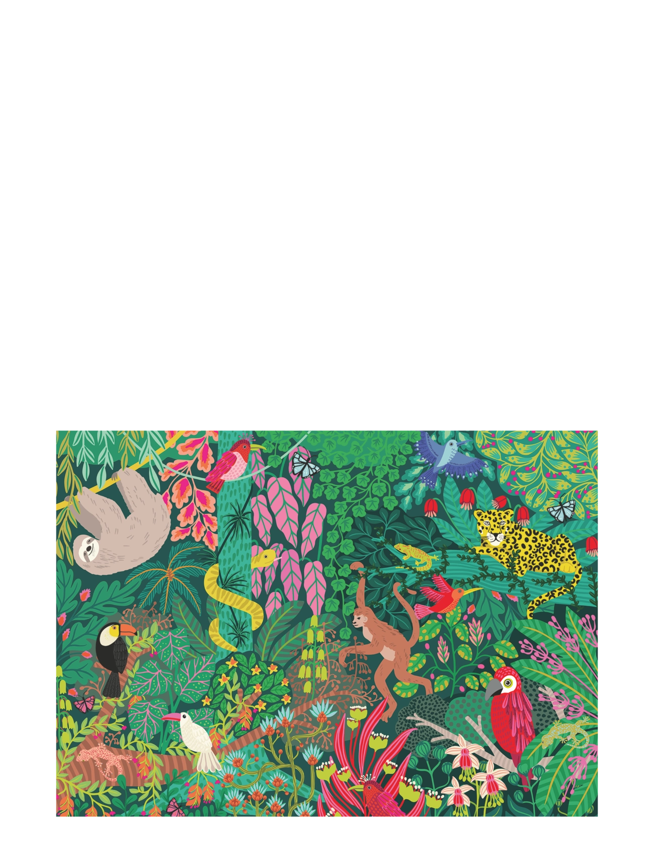 Ravensburger - Magical Rain Forest 1000p - klassiset palapelit - multi coloured - 2
