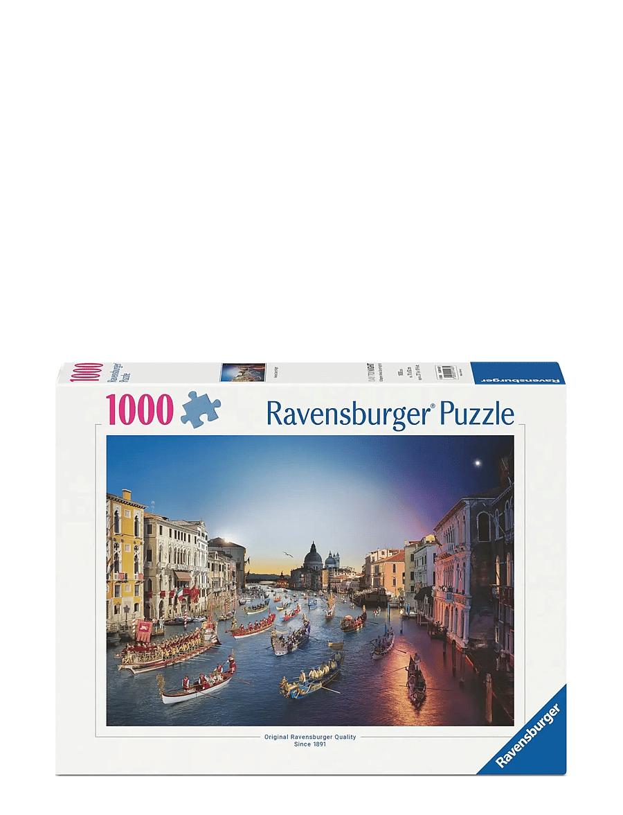 Ravensburger - Venice Day to Night 1000p - klassísk púsl - multi coloured - 0
