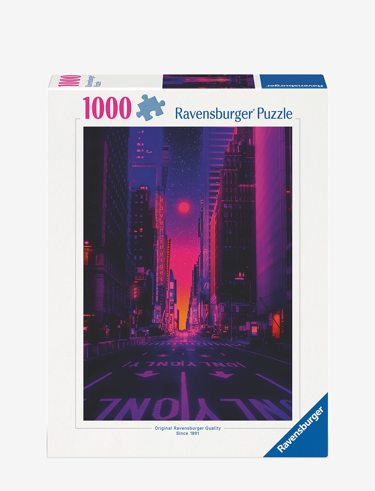 Ravensburger - New York In Neon 1000p - klassiske puslespil - multi coloured - 1