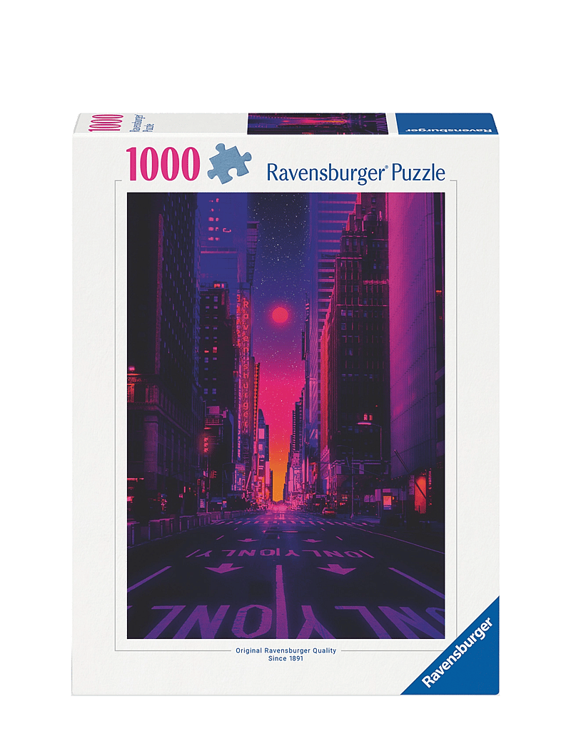 Ravensburger - New York In Neon 1000p - klassísk púsl - multi coloured - 1