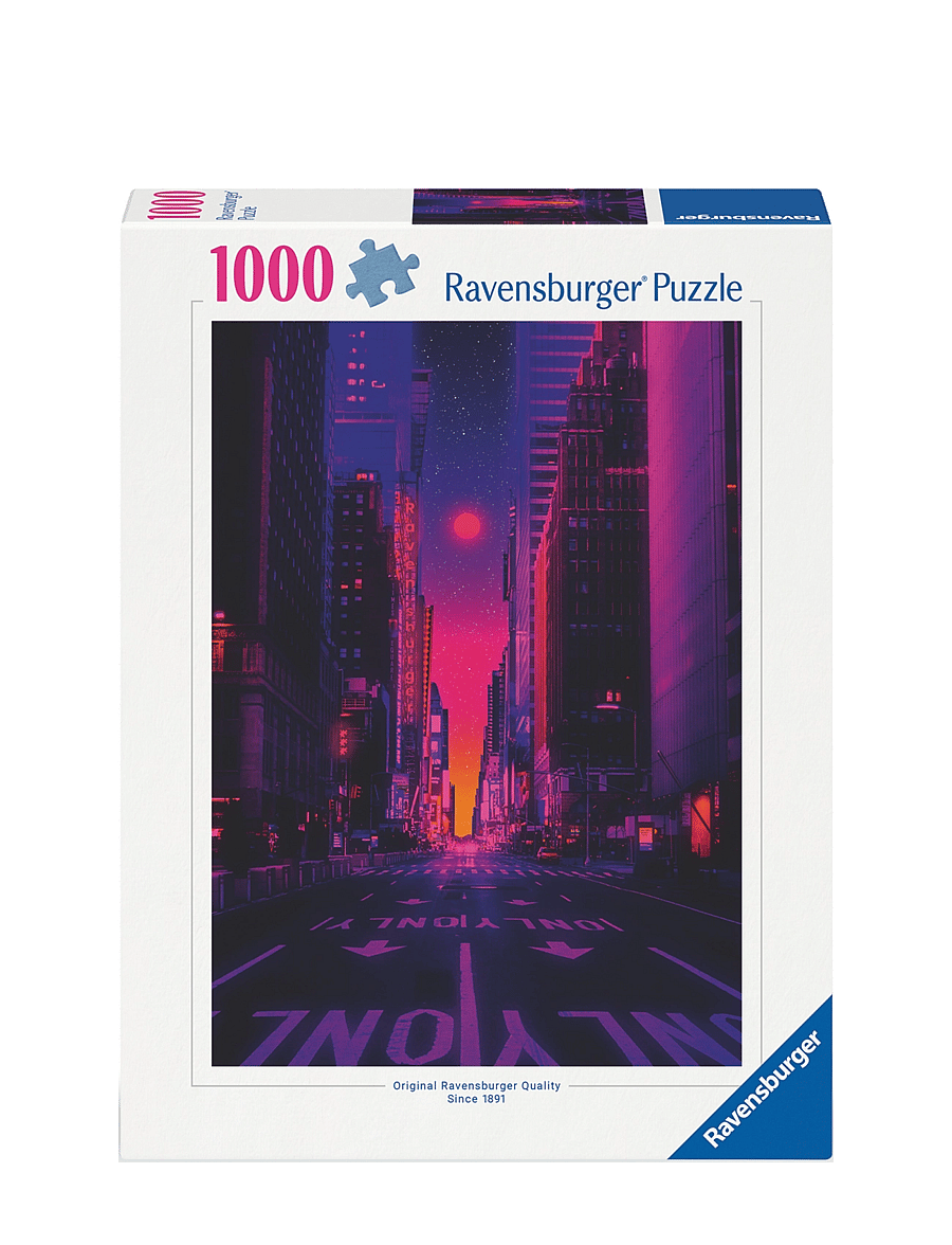 Ravensburger - New York In Neon 1000p - klassísk púsl - multi coloured - 1