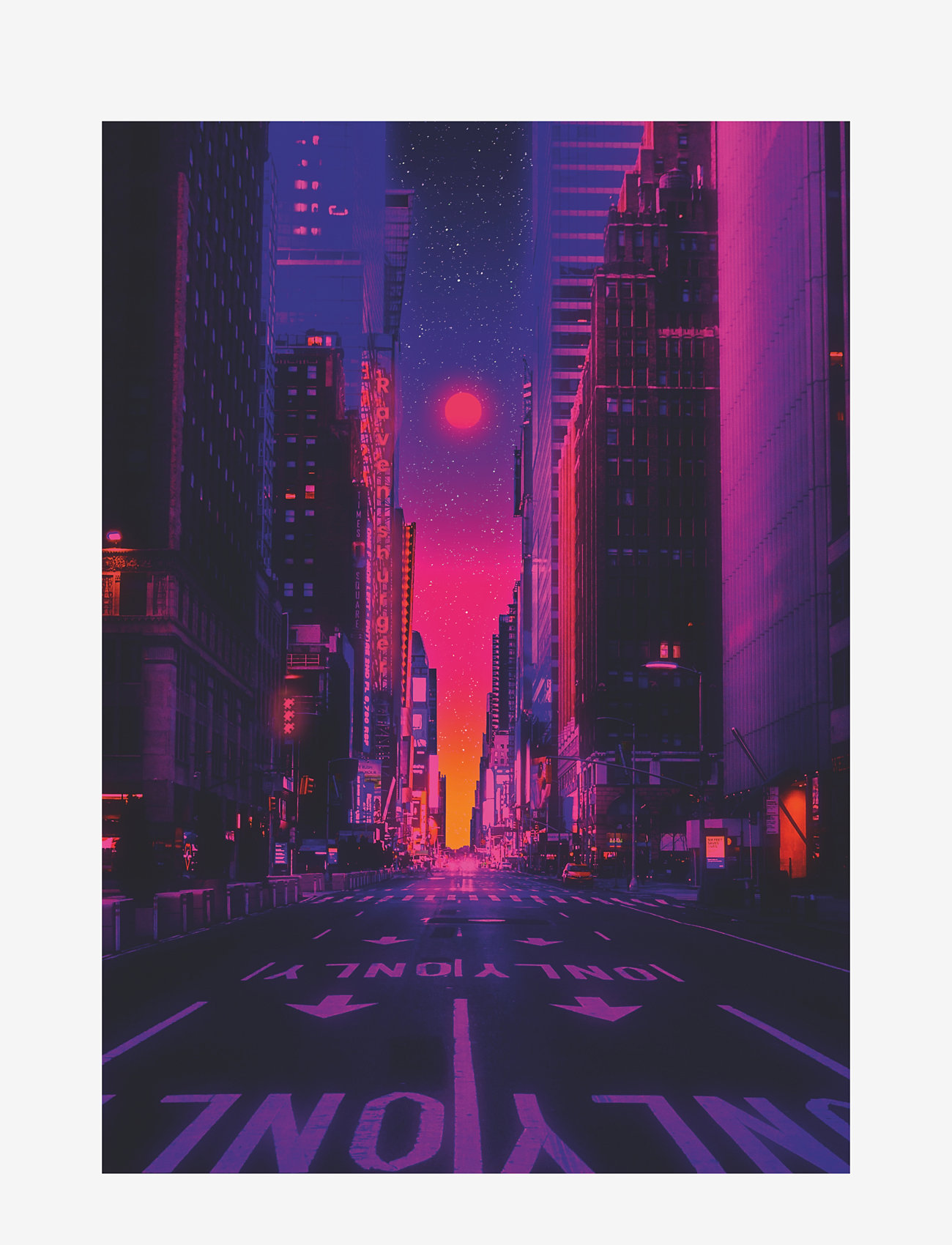 Ravensburger - New York In Neon 1000p - klassiske puslespil - multi coloured - 2