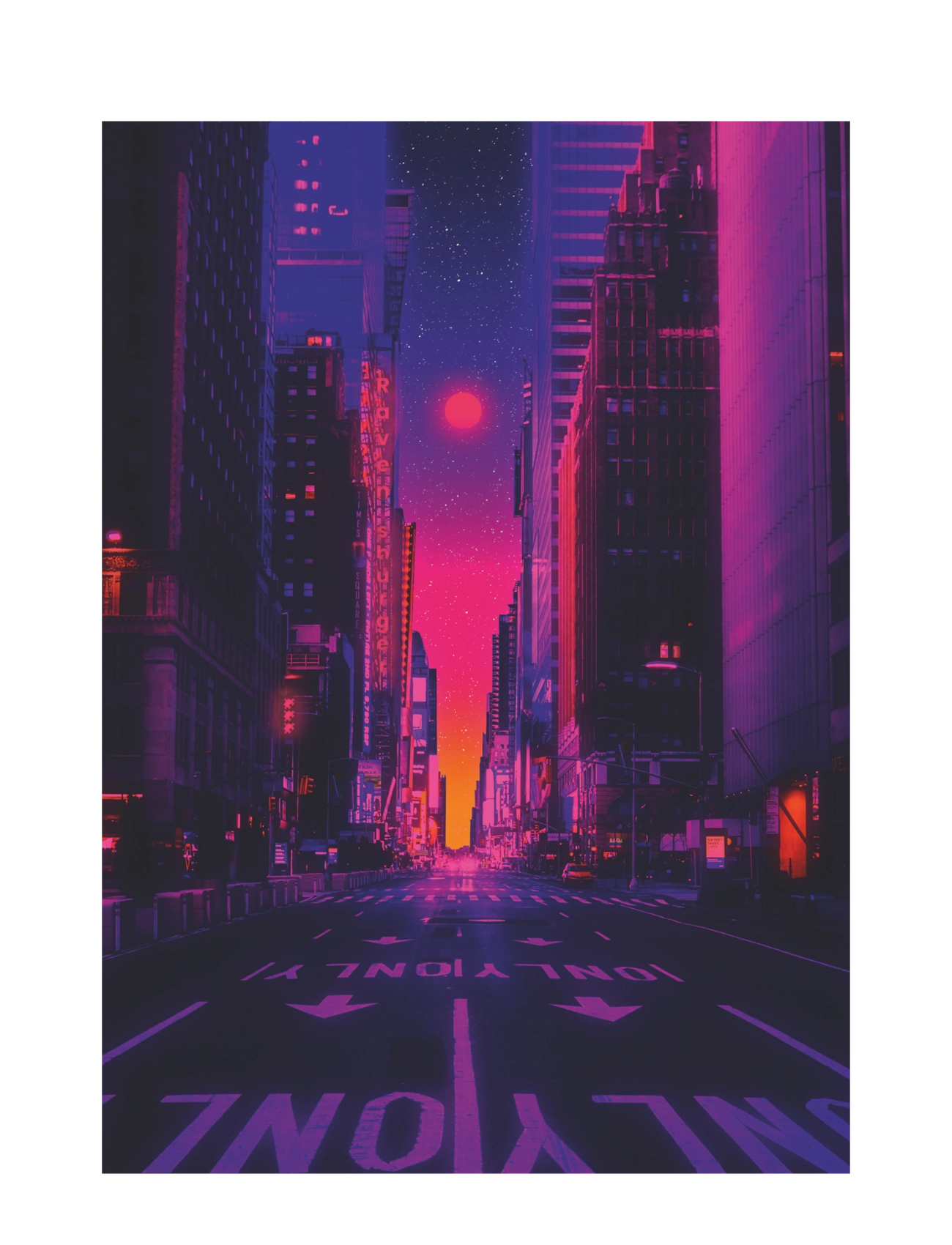 Ravensburger - New York In Neon 1000p - klassiska pussel - multi coloured - 2
