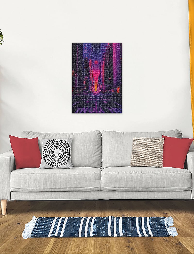 Ravensburger - New York In Neon 1000p - klassísk púsl - multi coloured - 3