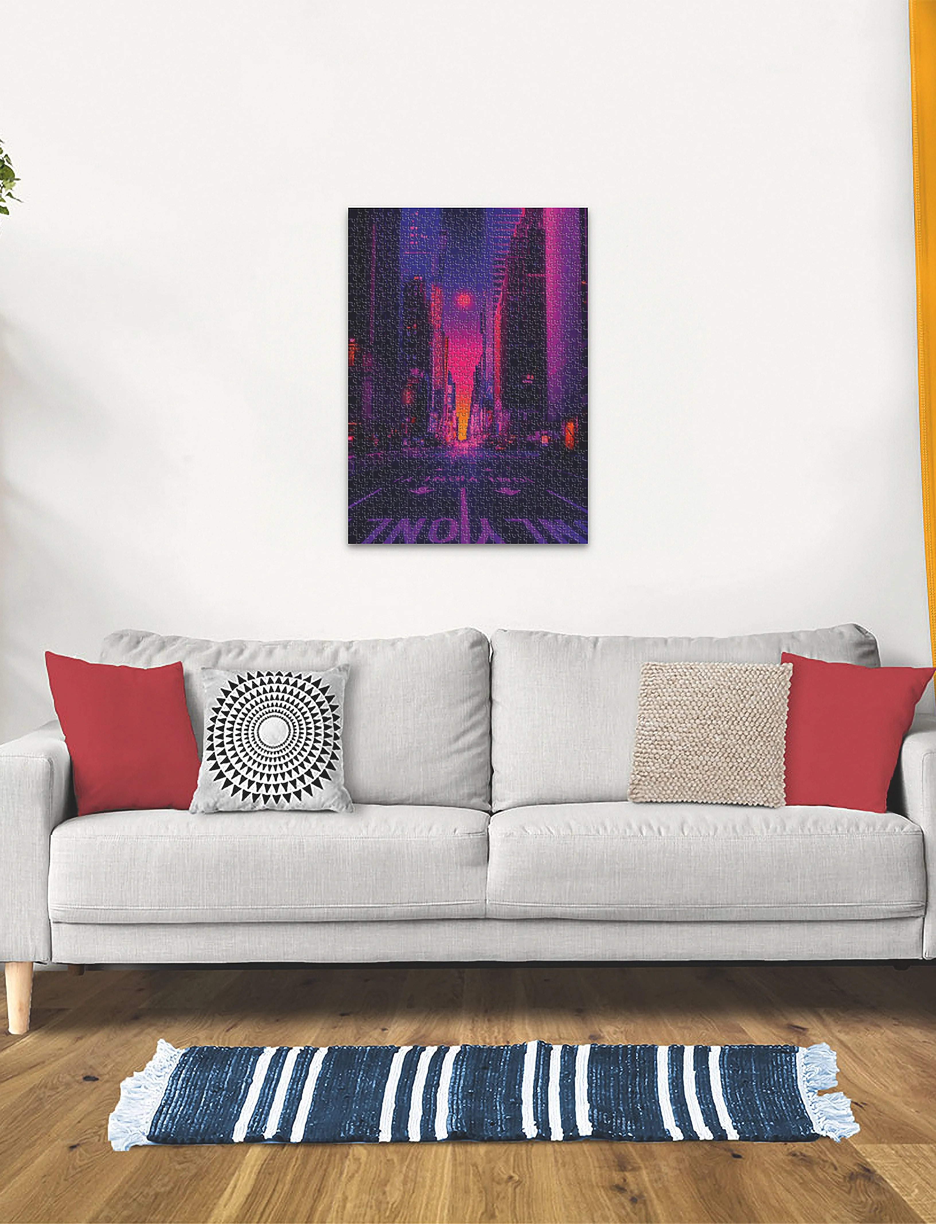 Ravensburger - New York In Neon 1000p - klassiska pussel - multi coloured - 3