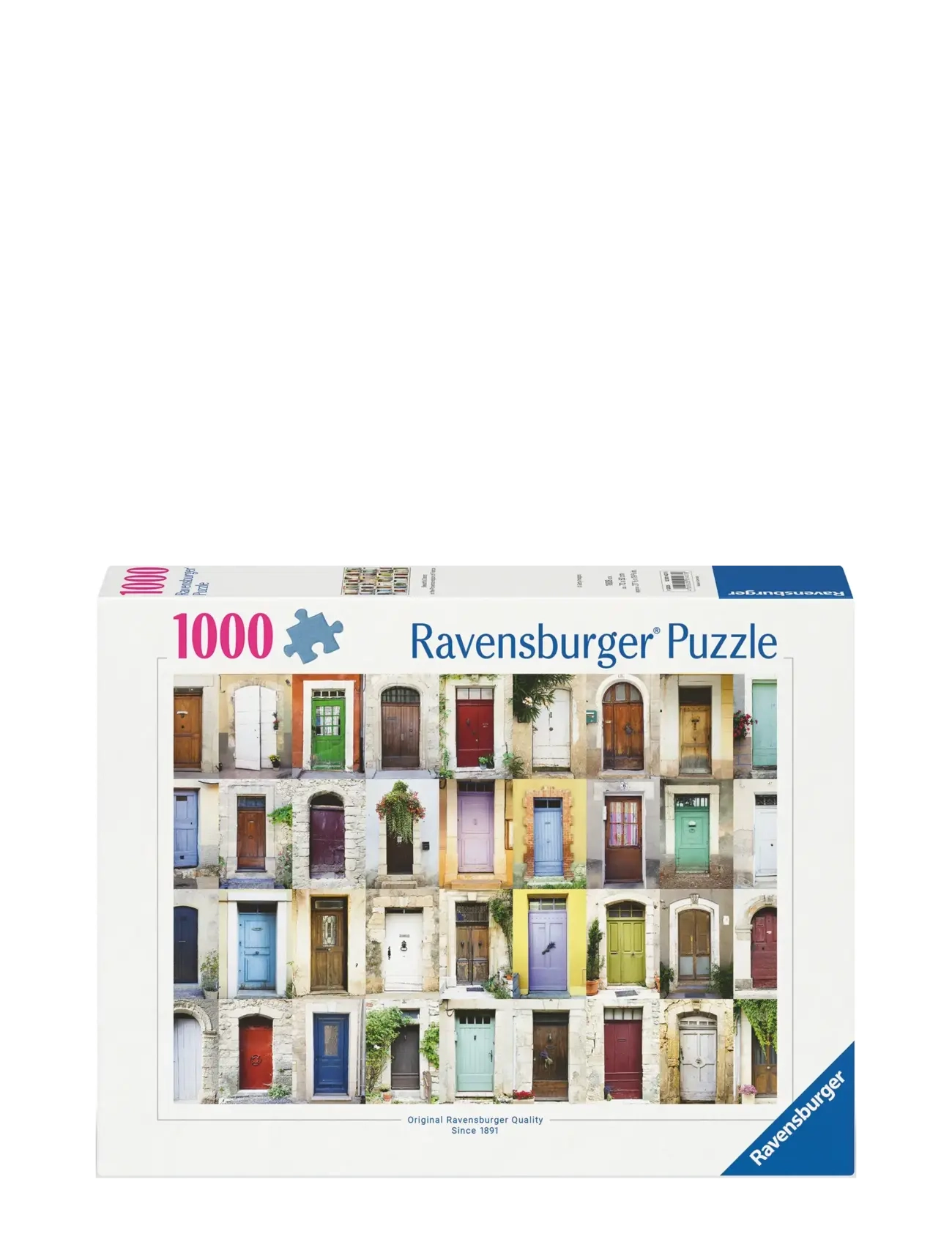 Ravensburger Beautiful Doors In Provence 1000P, One Size, Multi/patterned, Puslespil > Klassiske Puslespil, Børn