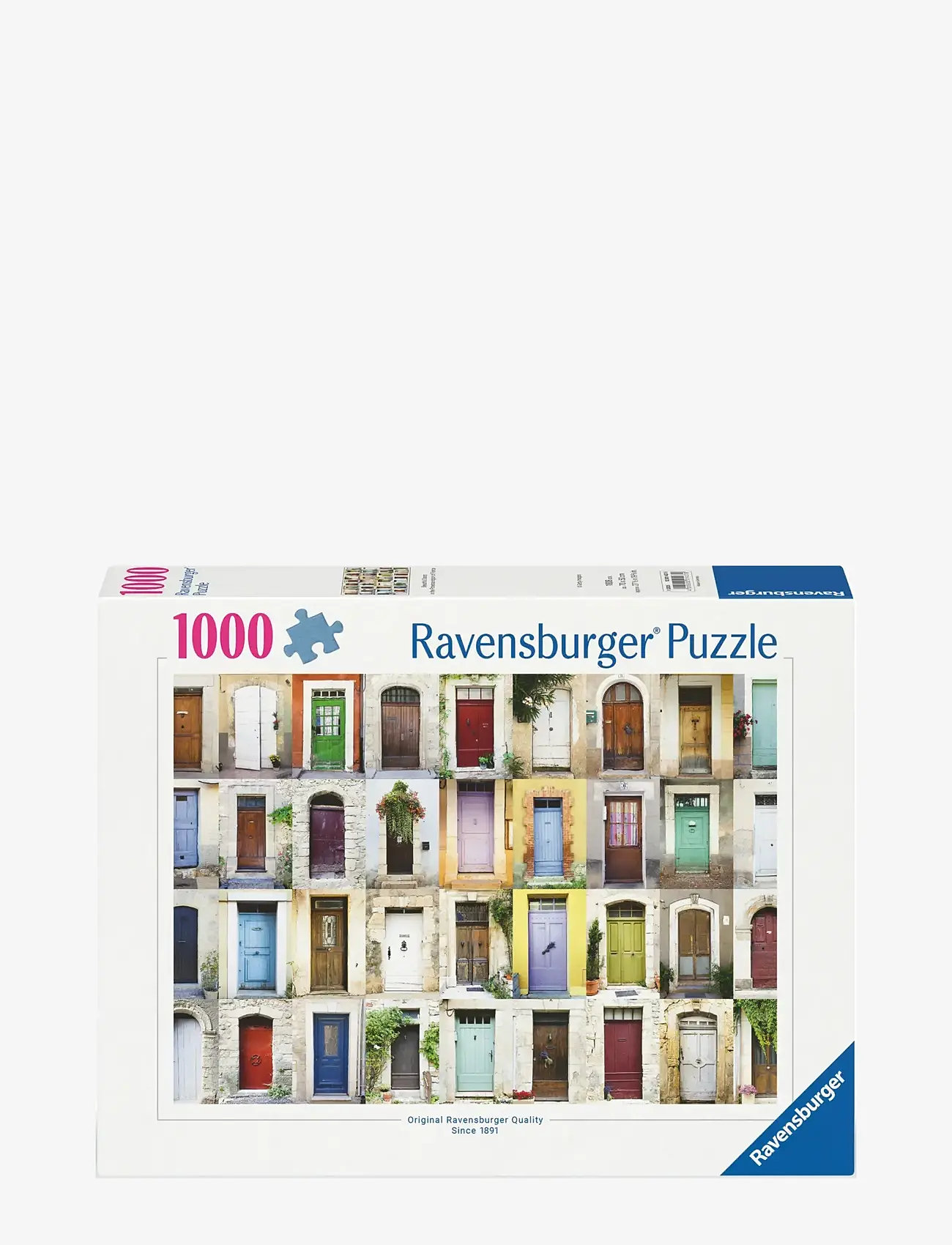 Ravensburger - Beautiful Doors In Provence 1000p - klassiske puslespil - multi coloured - 0