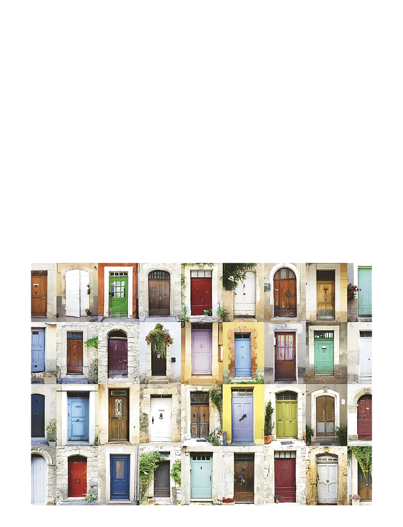 Ravensburger - Beautiful Doors In Provence 1000p - klassísk púsl - multi coloured - 1