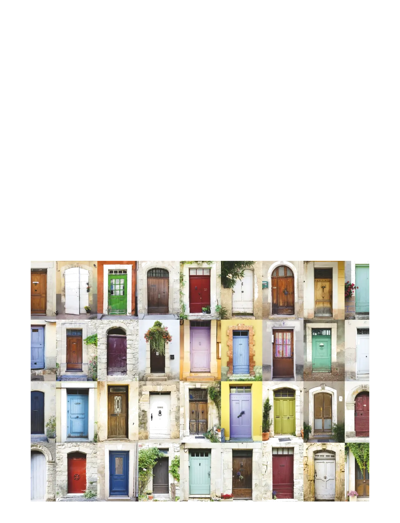 Ravensburger - Beautiful Doors In Provence 1000p - klassiset palapelit - multi coloured - 1