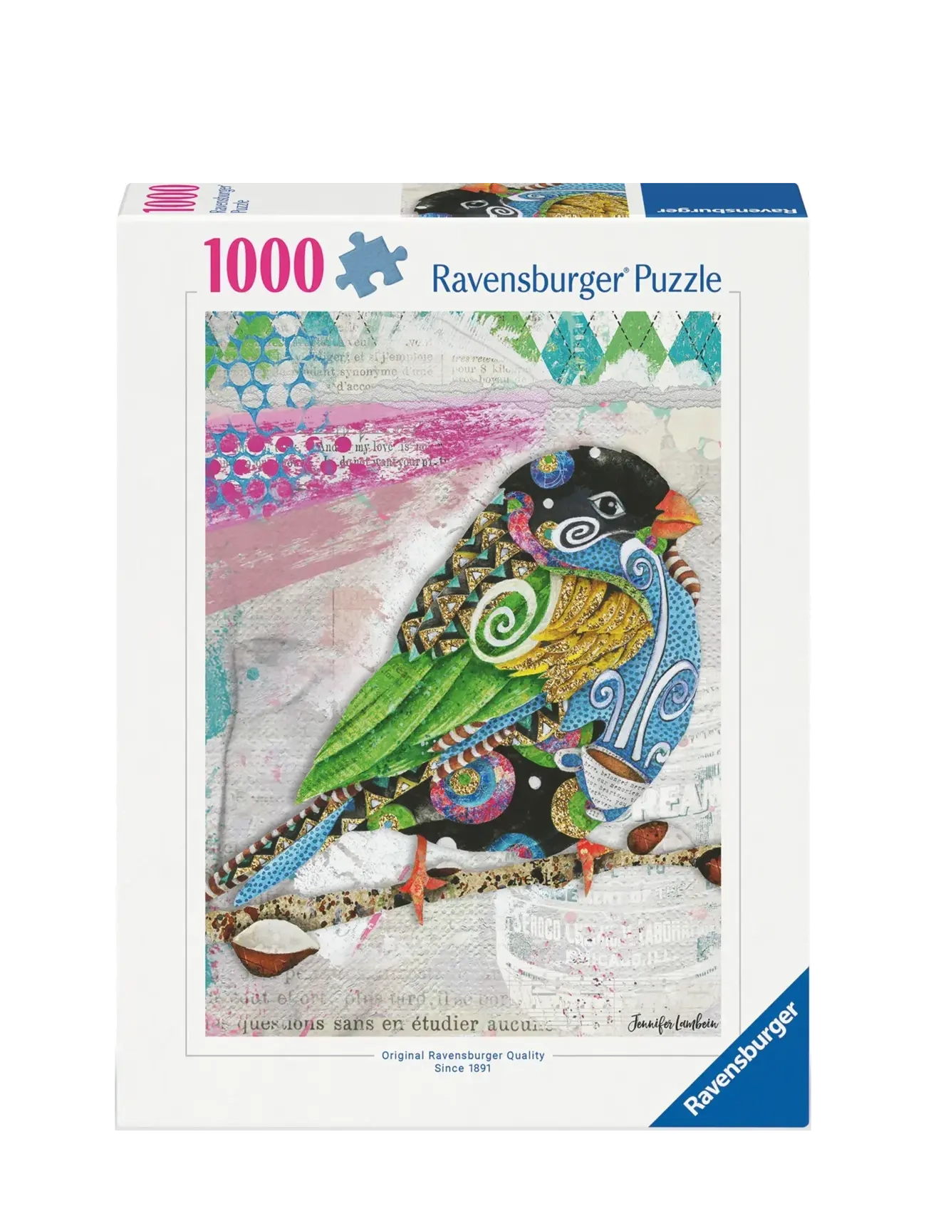 Ravensburger Swirly Bird 1000p - Legetøj - MULTI COLOURED / multi