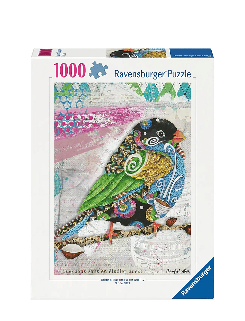 Ravensburger - Swirly Bird 1000p - klassísk púsl - multi coloured - 0