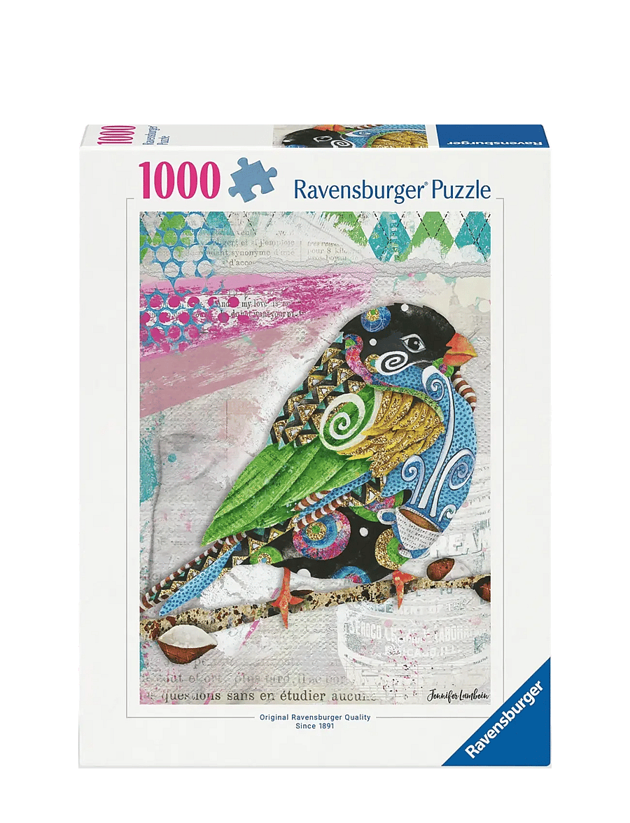 Ravensburger - Swirly Bird 1000p - klassísk púsl - multi coloured - 0