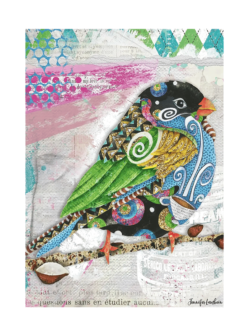 Ravensburger - Swirly Bird 1000p - klassísk púsl - multi coloured - 1