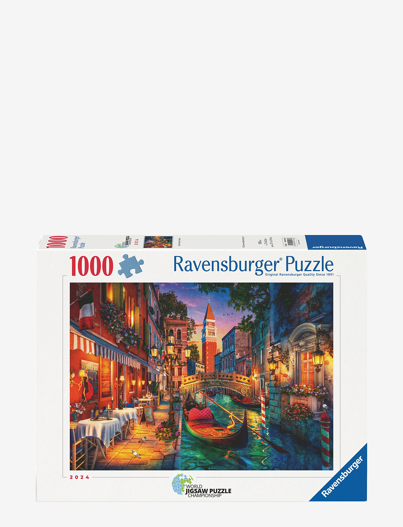 Ravensburger - Canal Cruise In Venice 1000p - klassiske puslespil - multi coloured - 1