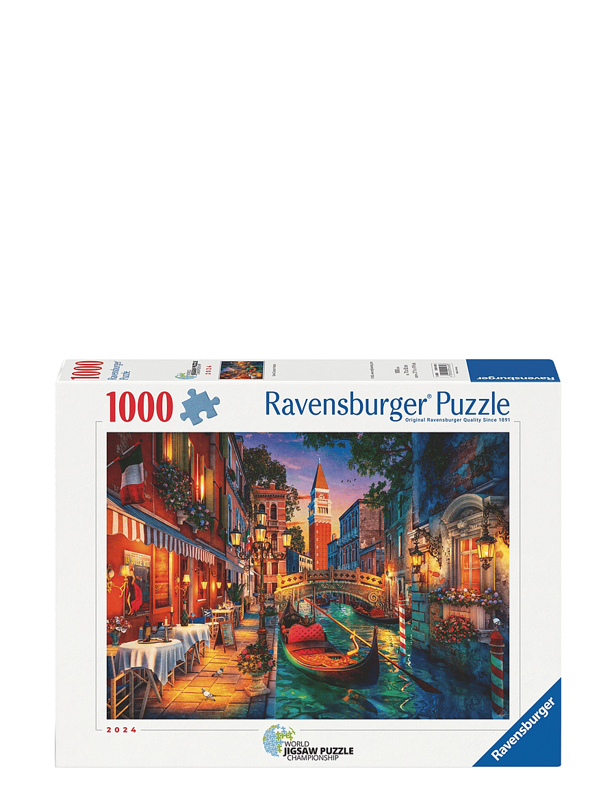 Ravensburger - Canal Cruise In Venice 1000p - klassísk púsl - multi coloured - 1