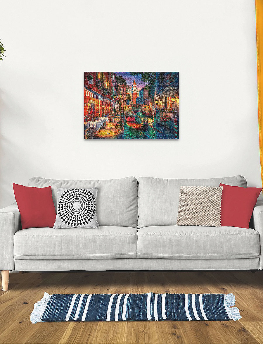 Ravensburger - Canal Cruise In Venice 1000p - klassísk púsl - multi coloured - 3