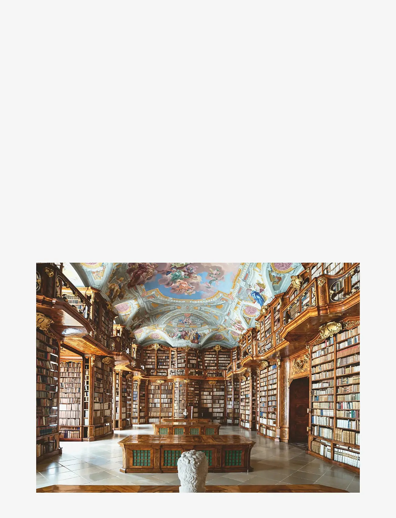 Ravensburger - Library at St. Florian Monastery 1000p - klassiske puslespil - multi coloured - 1