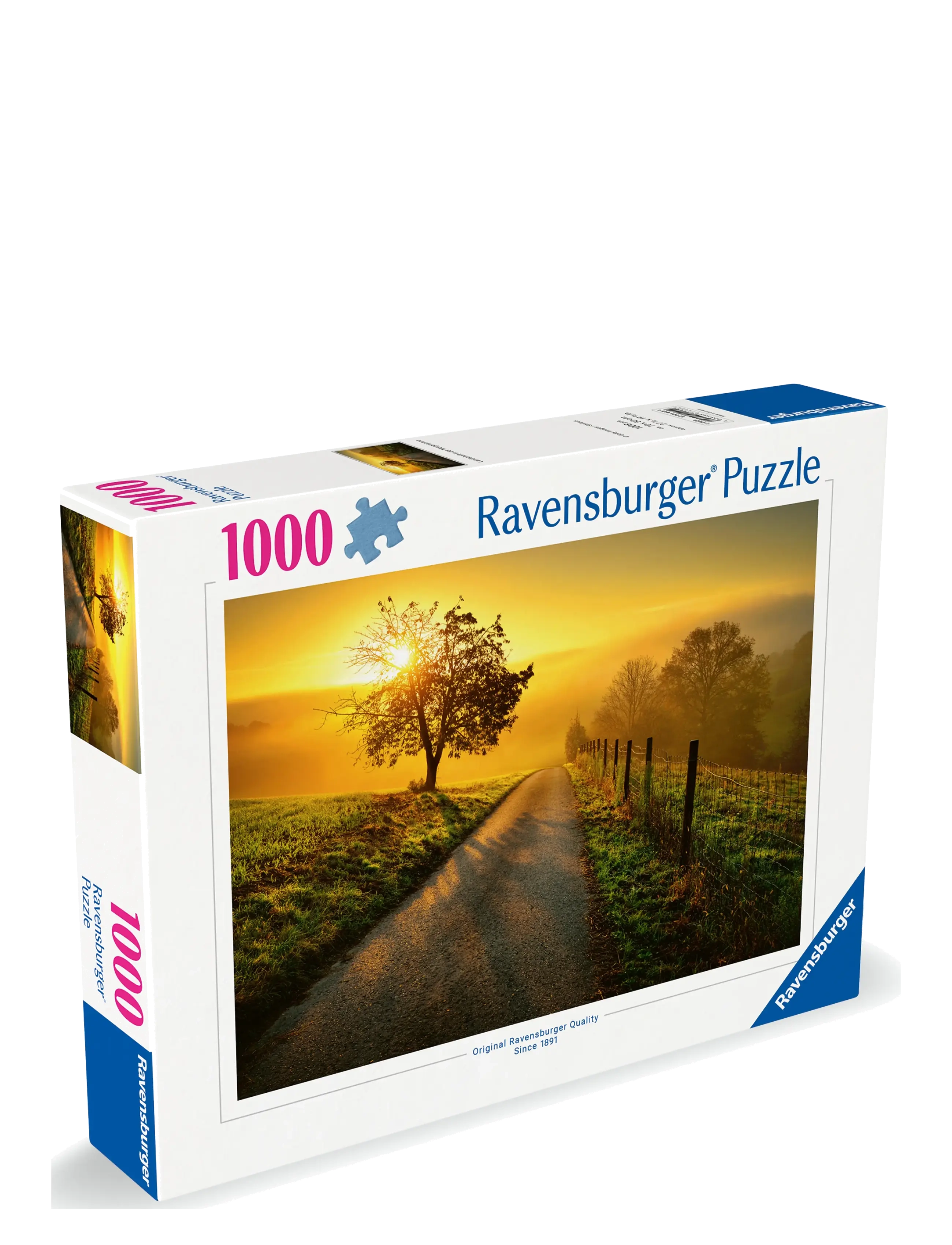 Ravensburger - Landscape In Morning Sun 1000p - klassiske puslespil - multi coloured - 1
