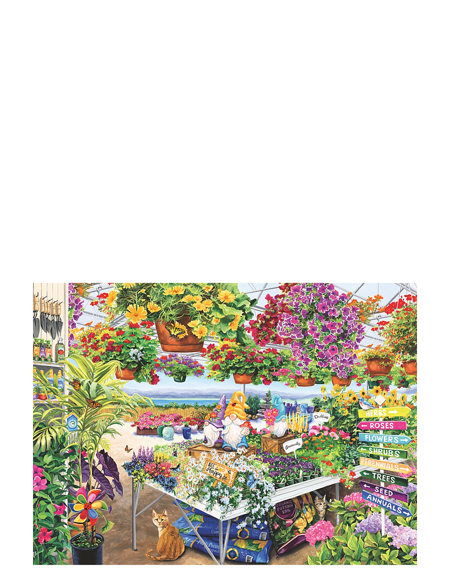 Ravensburger - Glorious Garden Center 500p - klassísk púsl - multi coloured - 1